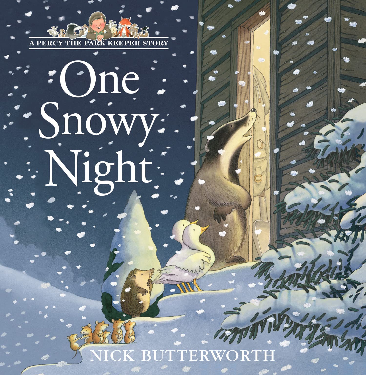 Nick Butterworth - One Snowy Night (A Tale from Percy's Park) | Picture Book | Paperback
