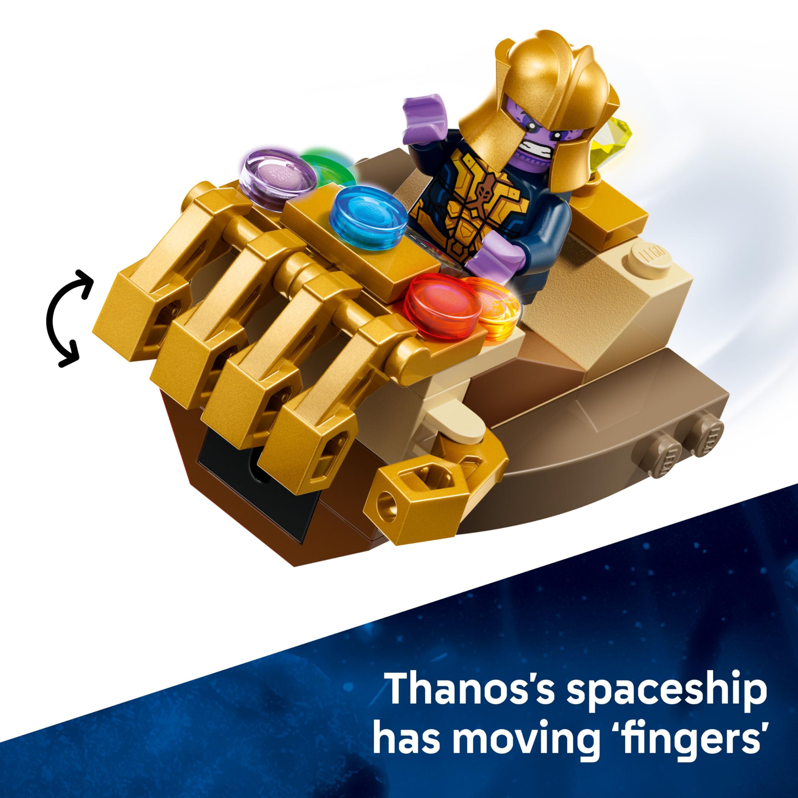 LEGO Marvel Captain America vs. Thanos Building Set 76319 for Ages 4+ 6