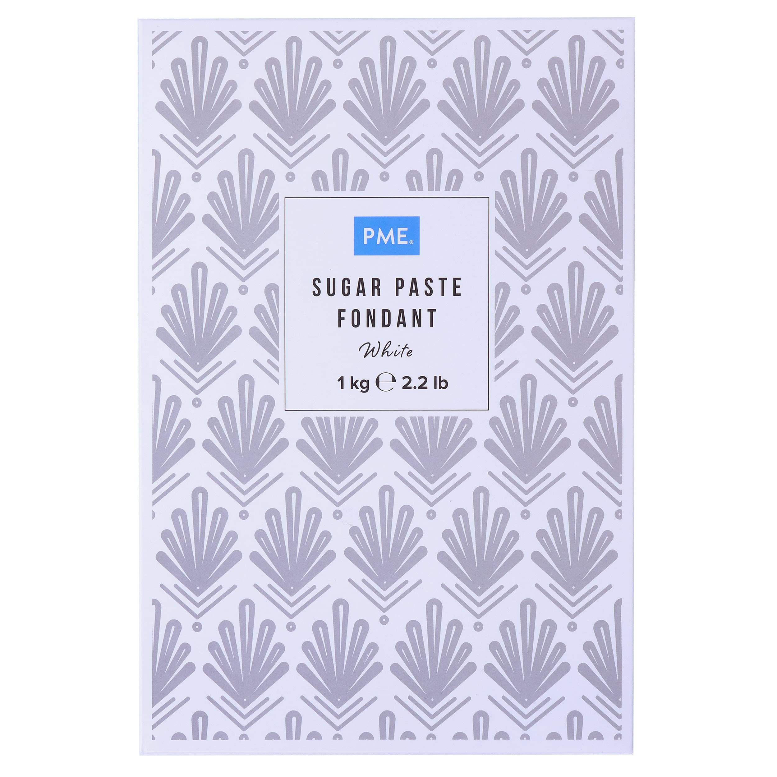 PME Sugar Paste Fondant - White | 1kg | Thermo-Tech Enabled 1