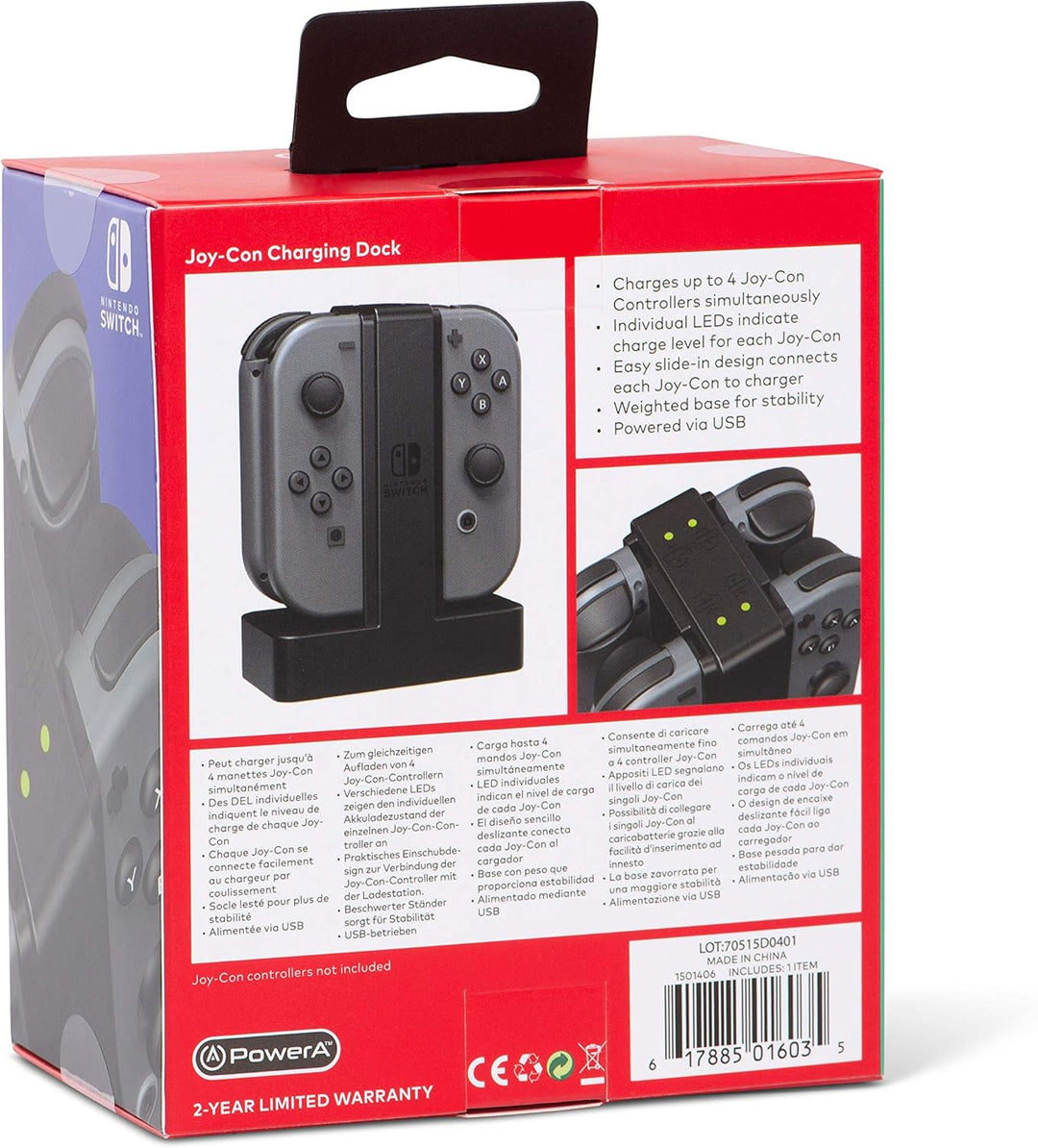 PowerA Charging Station for Nintendo Switch Joy-Con Controllers - Nintendo Licensed
