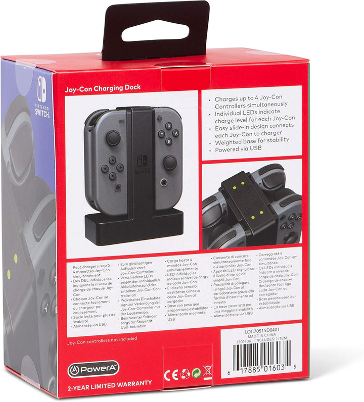 PowerA Charging Station for Nintendo Switch Joy-Con Controllers - Nintendo Licensed