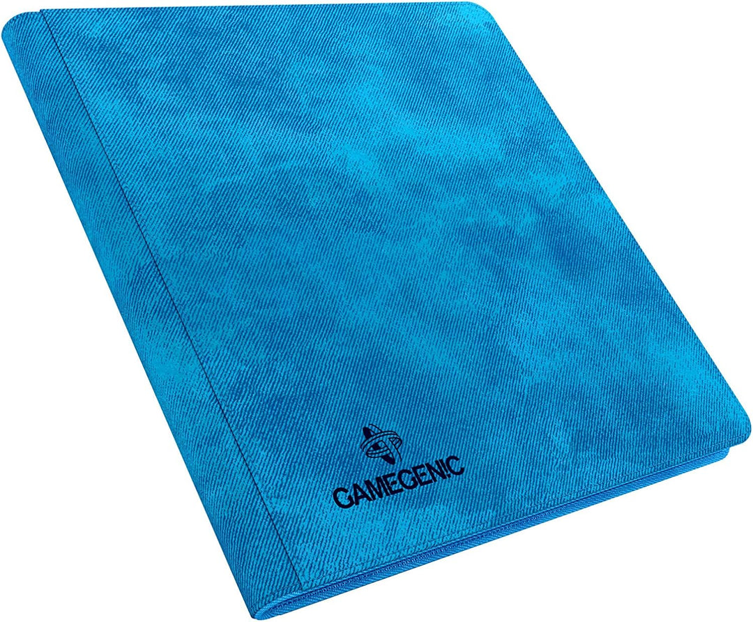 Gamegenic Zip-Up Album 24-Pocket - Holds 480 Double-Sleeved Cards, Blue