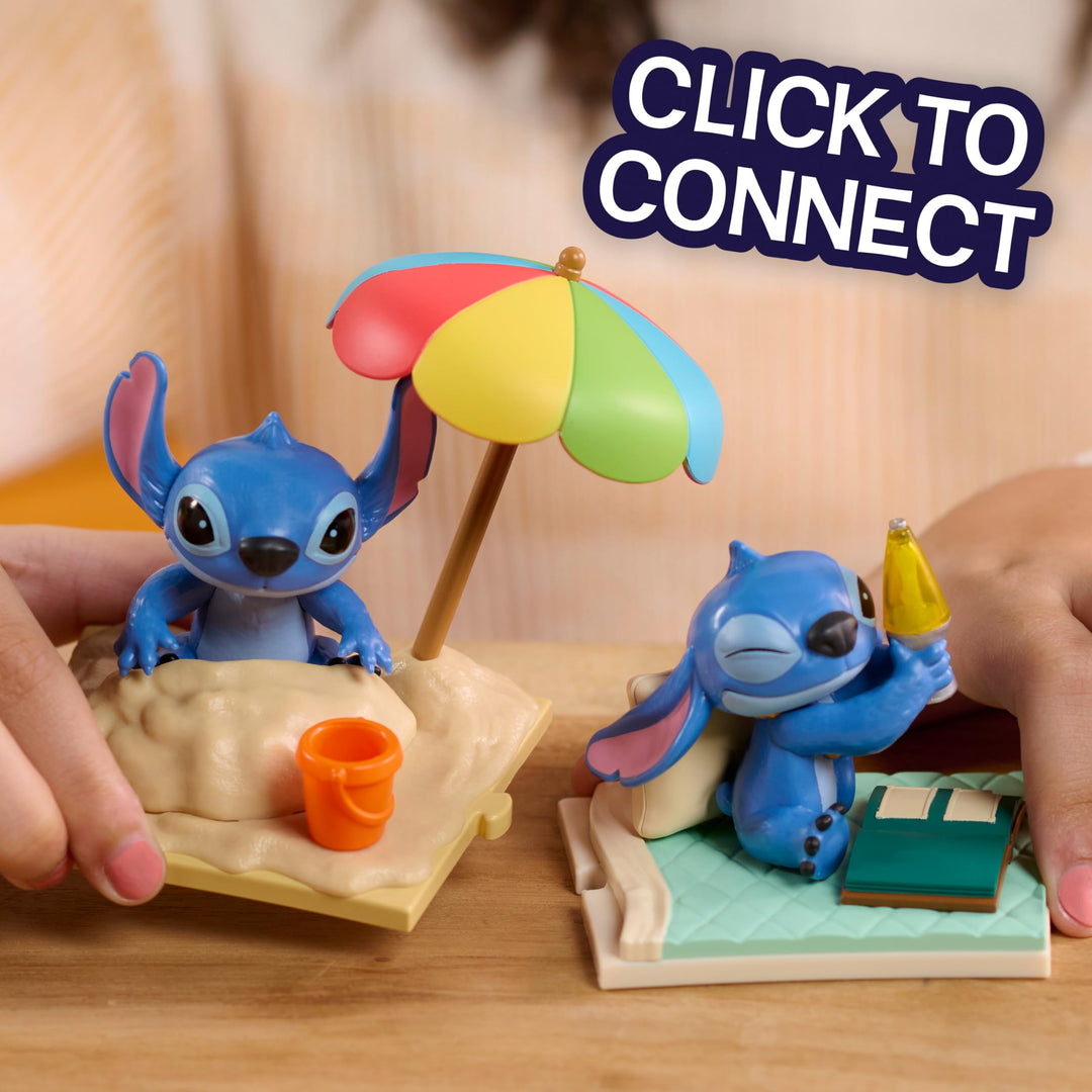 Just Play Disney Stitch Live-Action Movie Time 7.6 cm Collectible Figure - Blind Box Toy with Accessories, Ages 3+