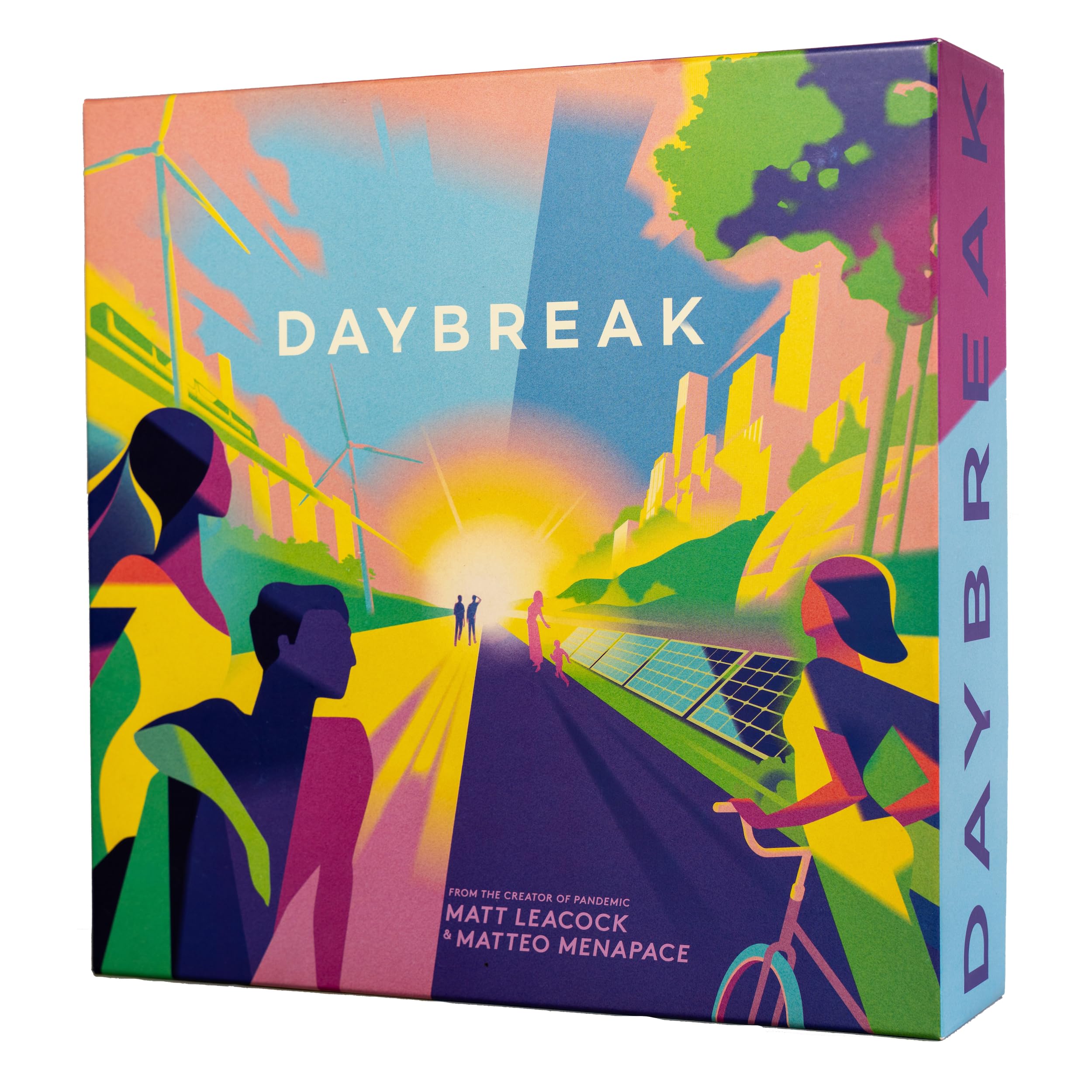 CMYK Daybreak - Cooperative Engine Building Board Game | 1-4 Players | 60-90 Min Playtime