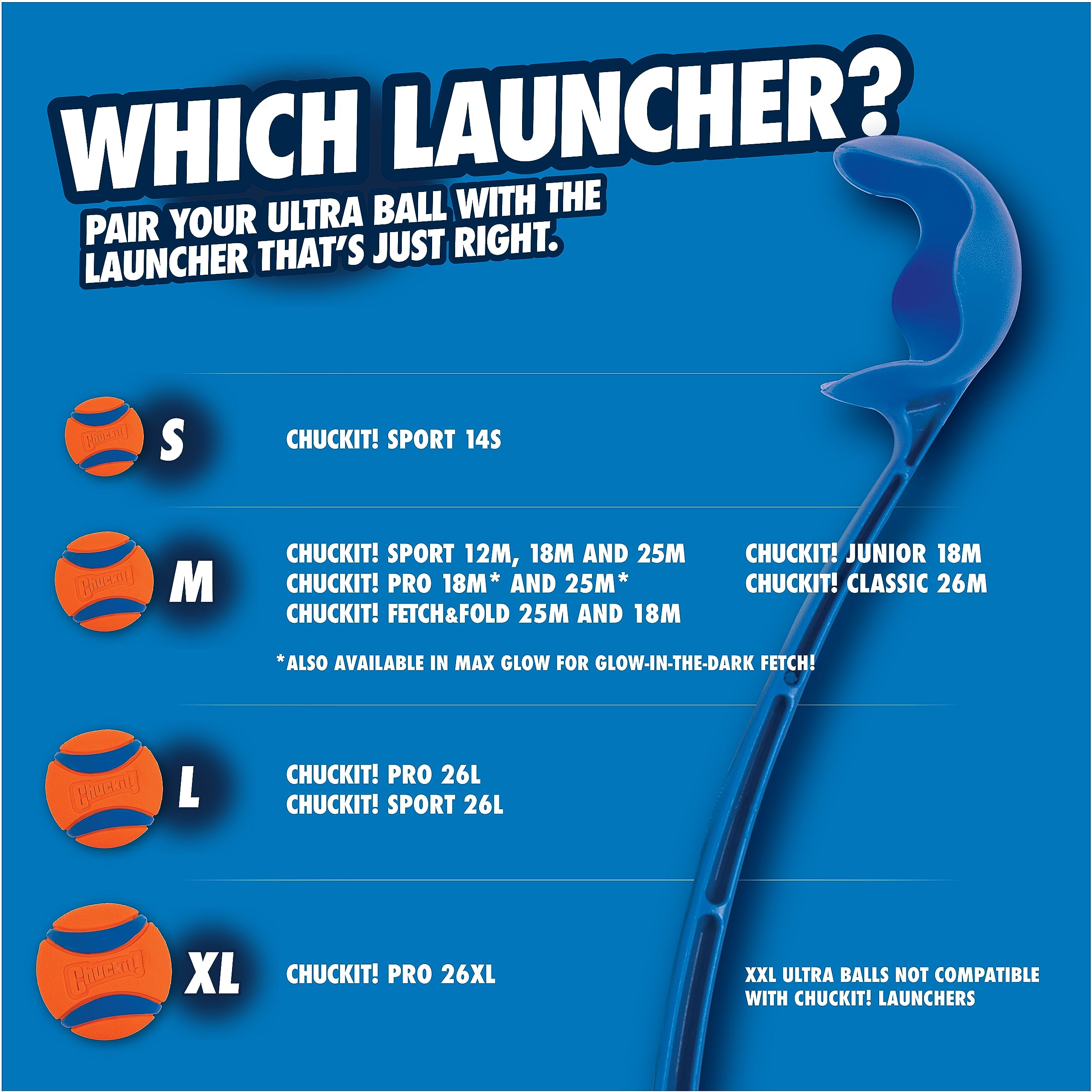 Chuckit! Pro Ball Launcher for Medium Dogs - 64cm Long Thrower with Tennis Ball 5