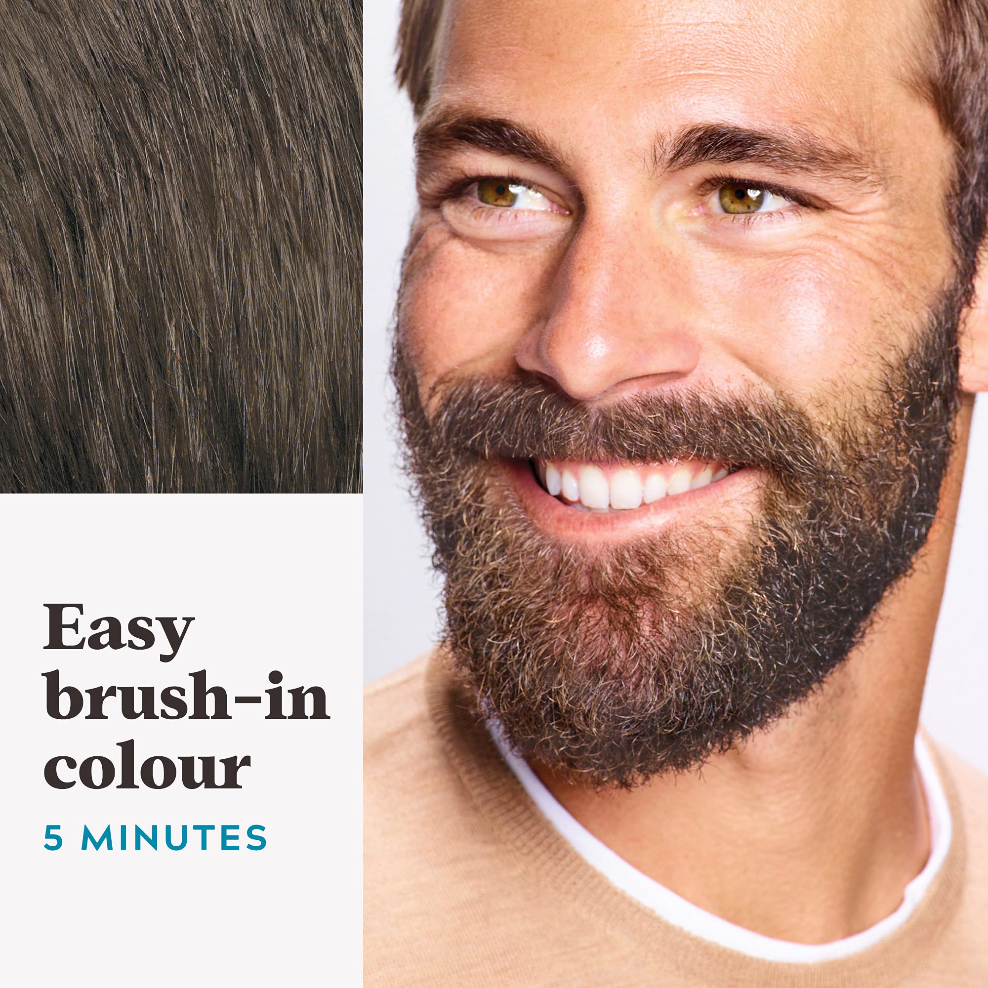 Just for Men Moustache & Beard Medium-Dark Brown Dye (60g) - M40 4