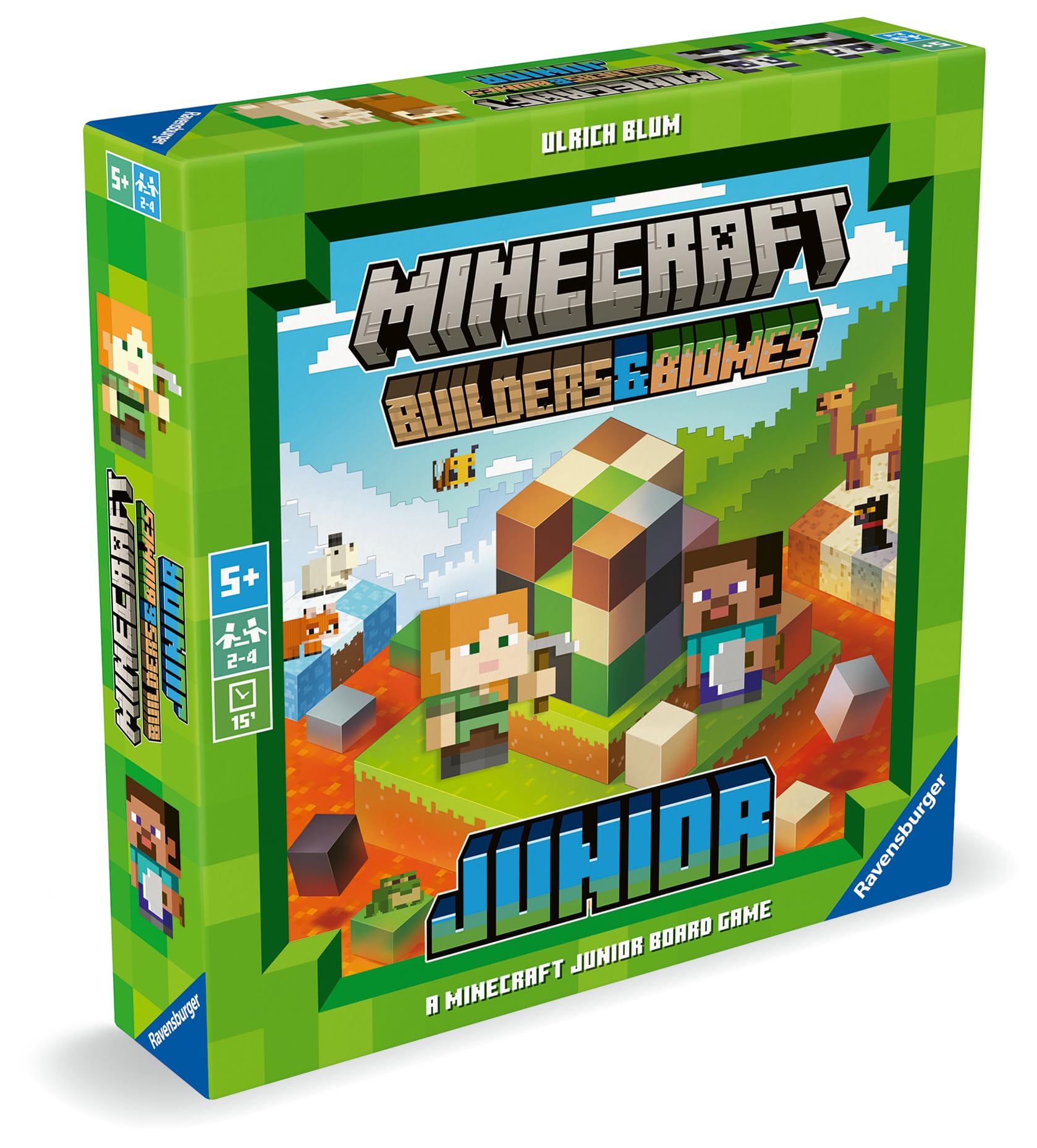 Ravensburger Minecraft Builders & Biomes Junior Board Game 5