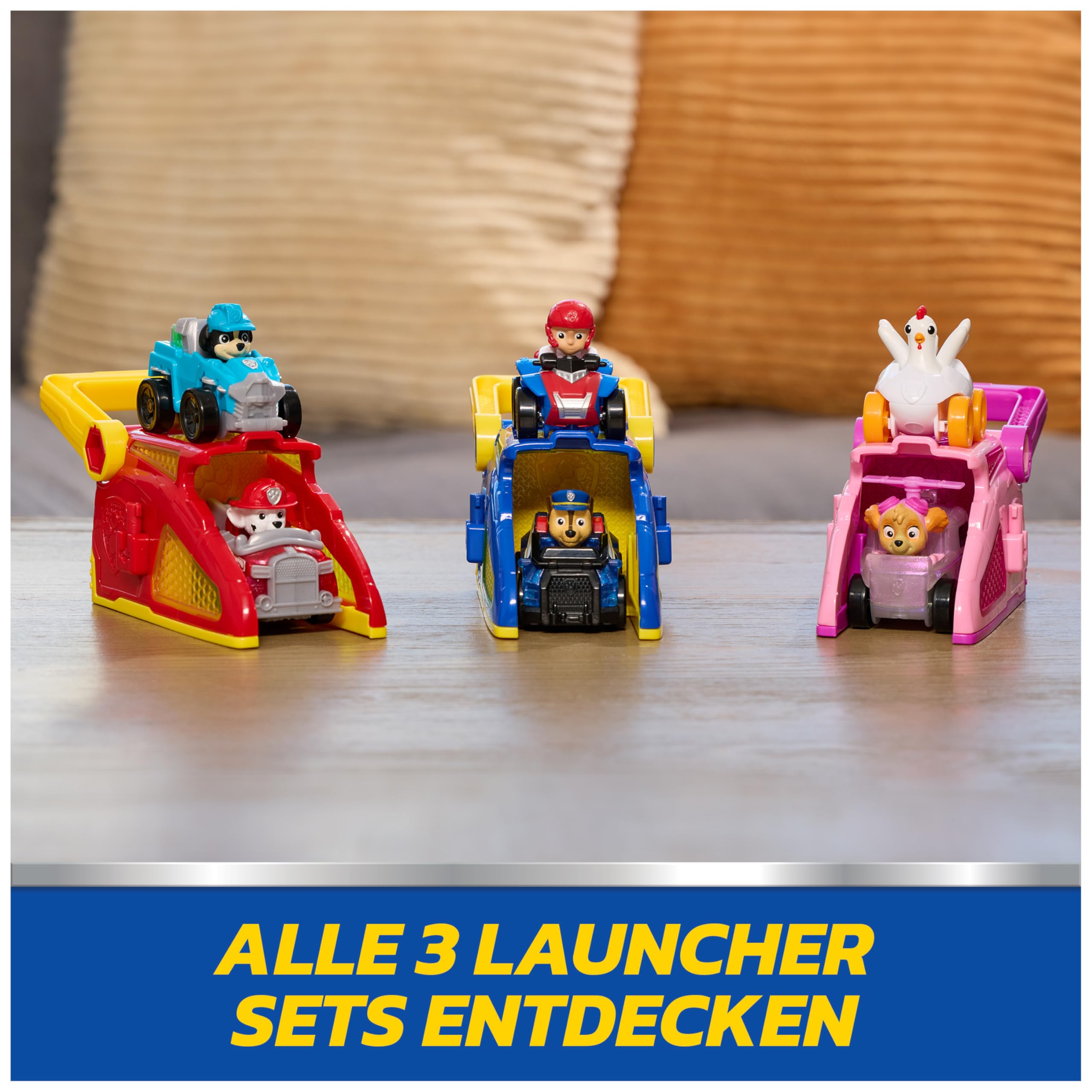 Paw Patrol Pup Squad Launchers with Rex Vehicle 2-Pack - Ages 3-9 7