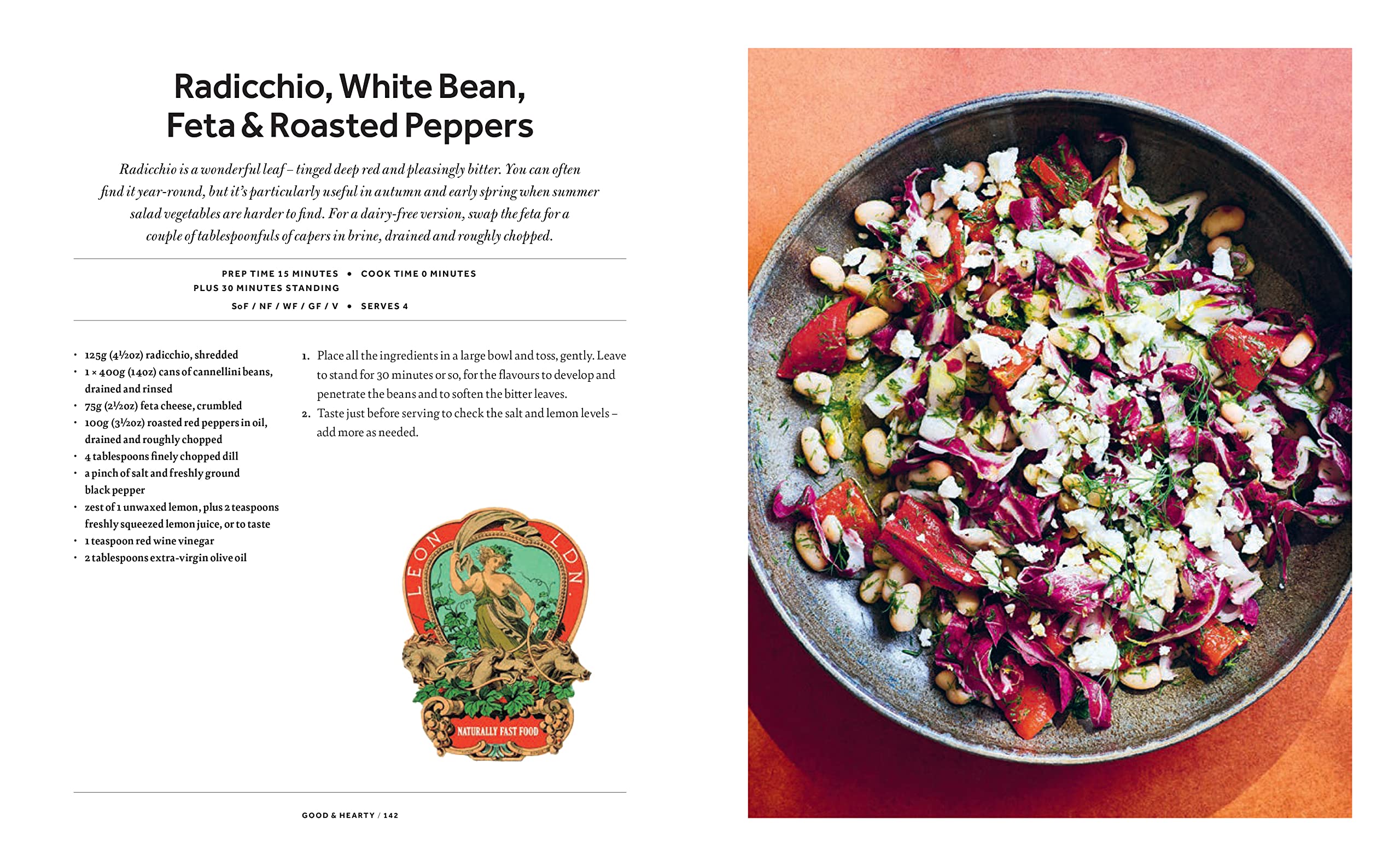 LEON Big Salads: Hearty Recipes for More Than Just Leaves by Rebecca Seal | Hardcover | 224 Pages 4