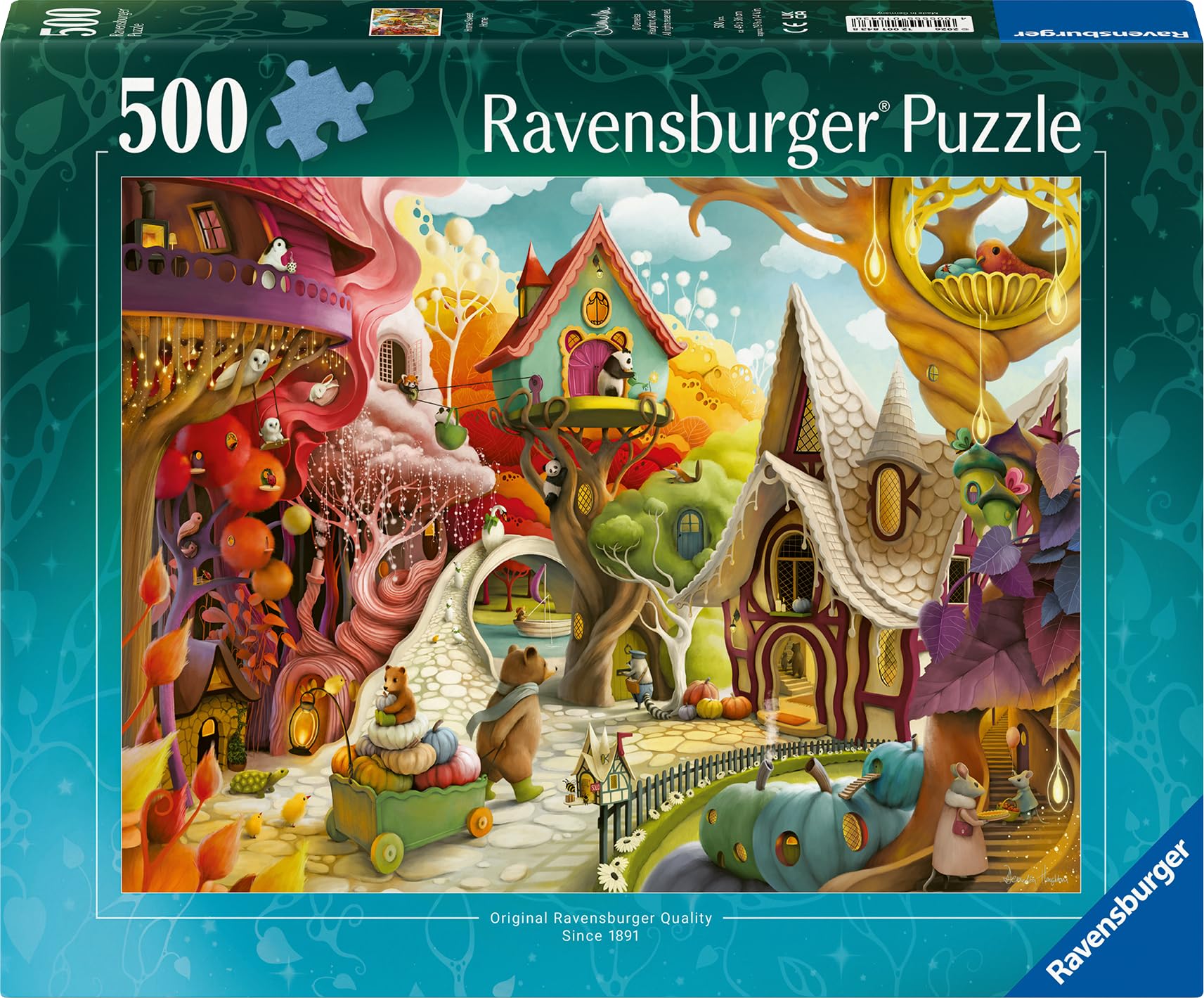 Ravensburger 500 Piece Jigsaw Puzzle – Home Sweet Home by Demelsa Haughton | 49x36cm 2