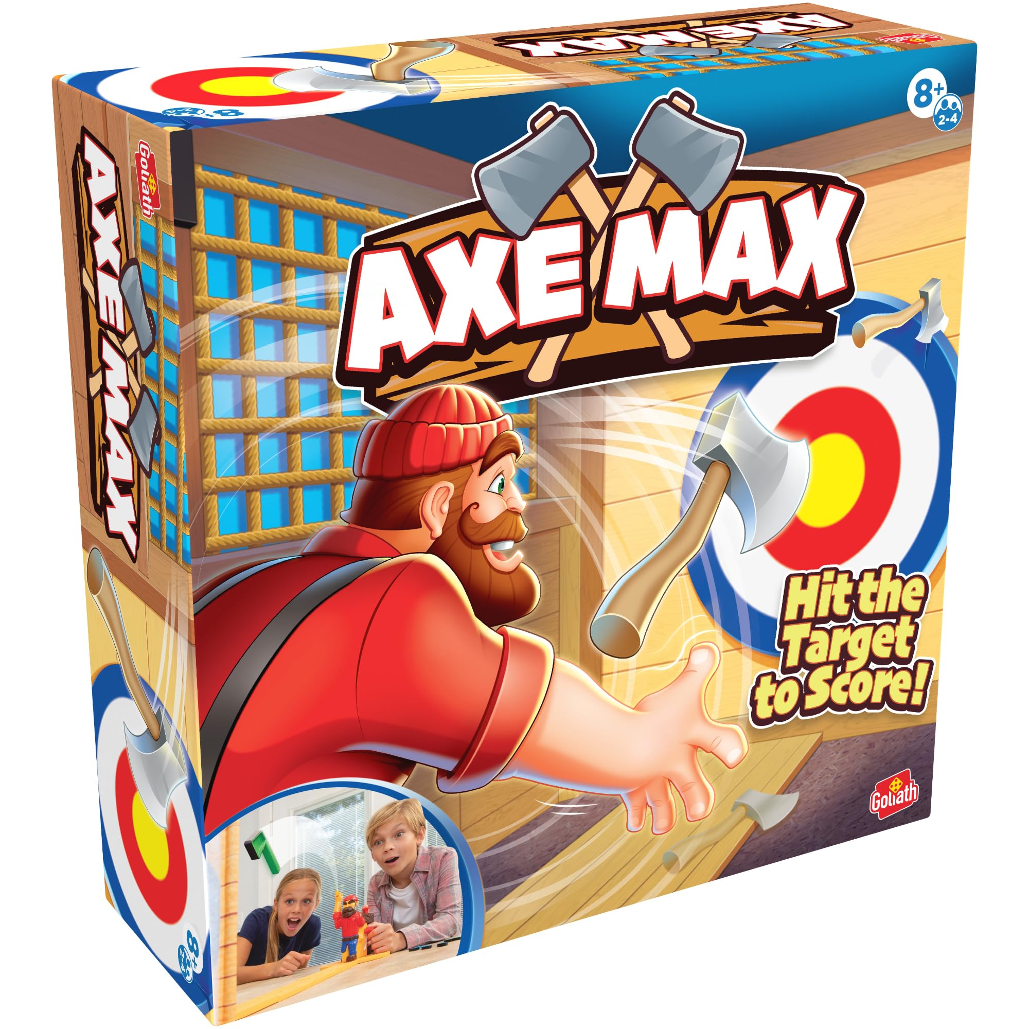 PlayMonster Axe Max Tabletop Axe-Throwing Game | Ages 8+ | Multicolor 1