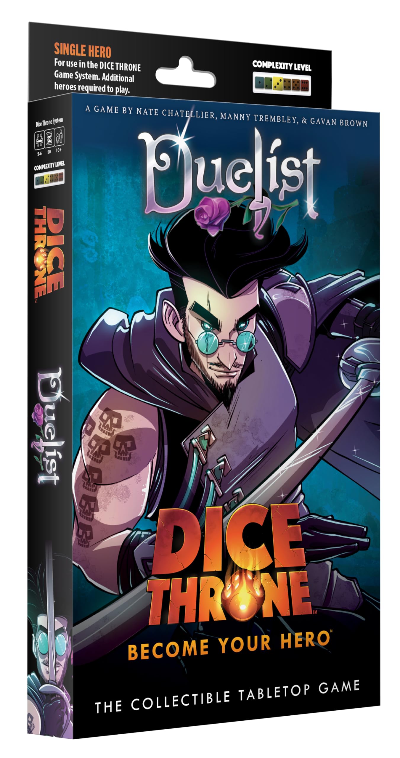 Dice Throne Duelist Hero Pack - Footwork Mechanic, Cross-Season Compatibility | 2-4 Players, Ages 8+