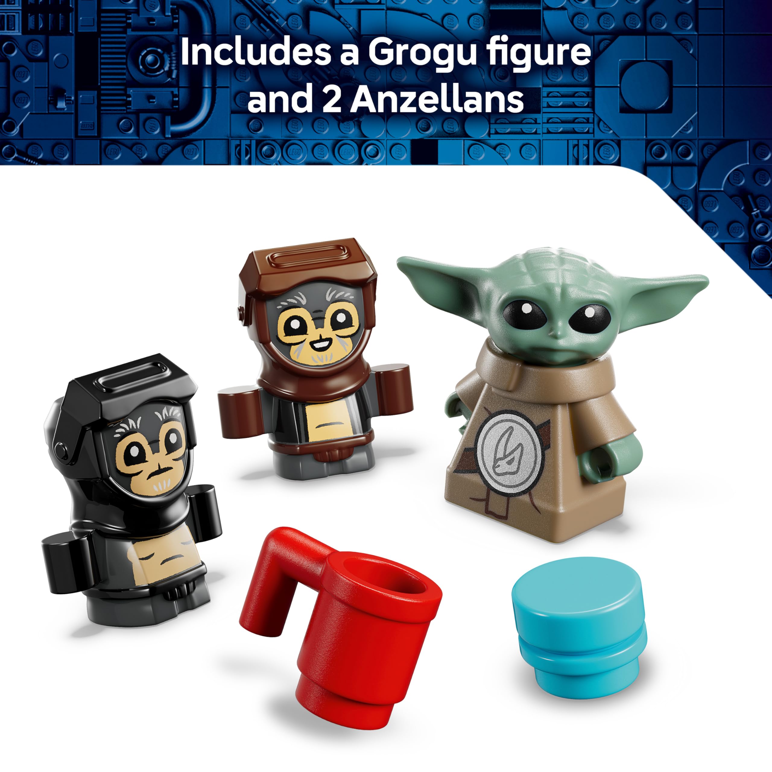 LEGO Star Wars 75445 Anzellan Starship Building Set for Ages 9+ | Includes Grogu & 2 Anzellans 7