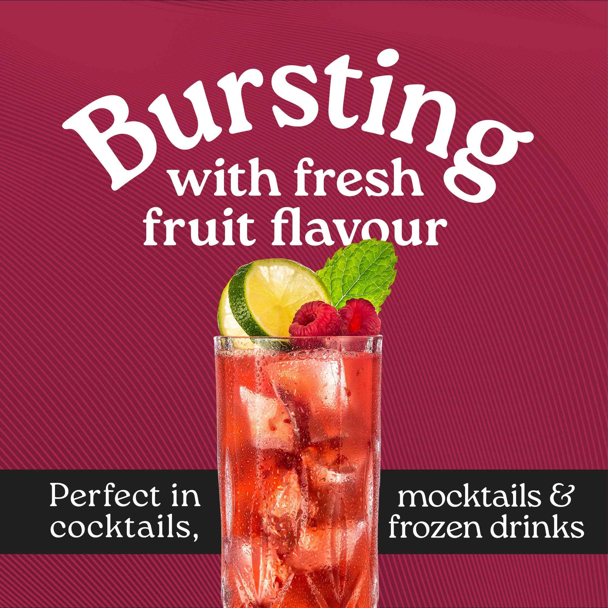 Finest Call Raspberry Puree - Real Fruit Cocktail Mixer | 1 Litre Bottle 3