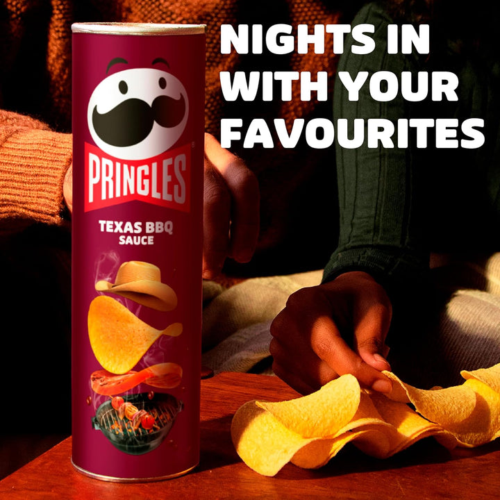 Pringles Texas BBQ Sauce Crisps 185g