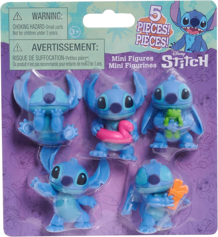 Disney Stitch 5 Pack Collectible 2.5" Figures