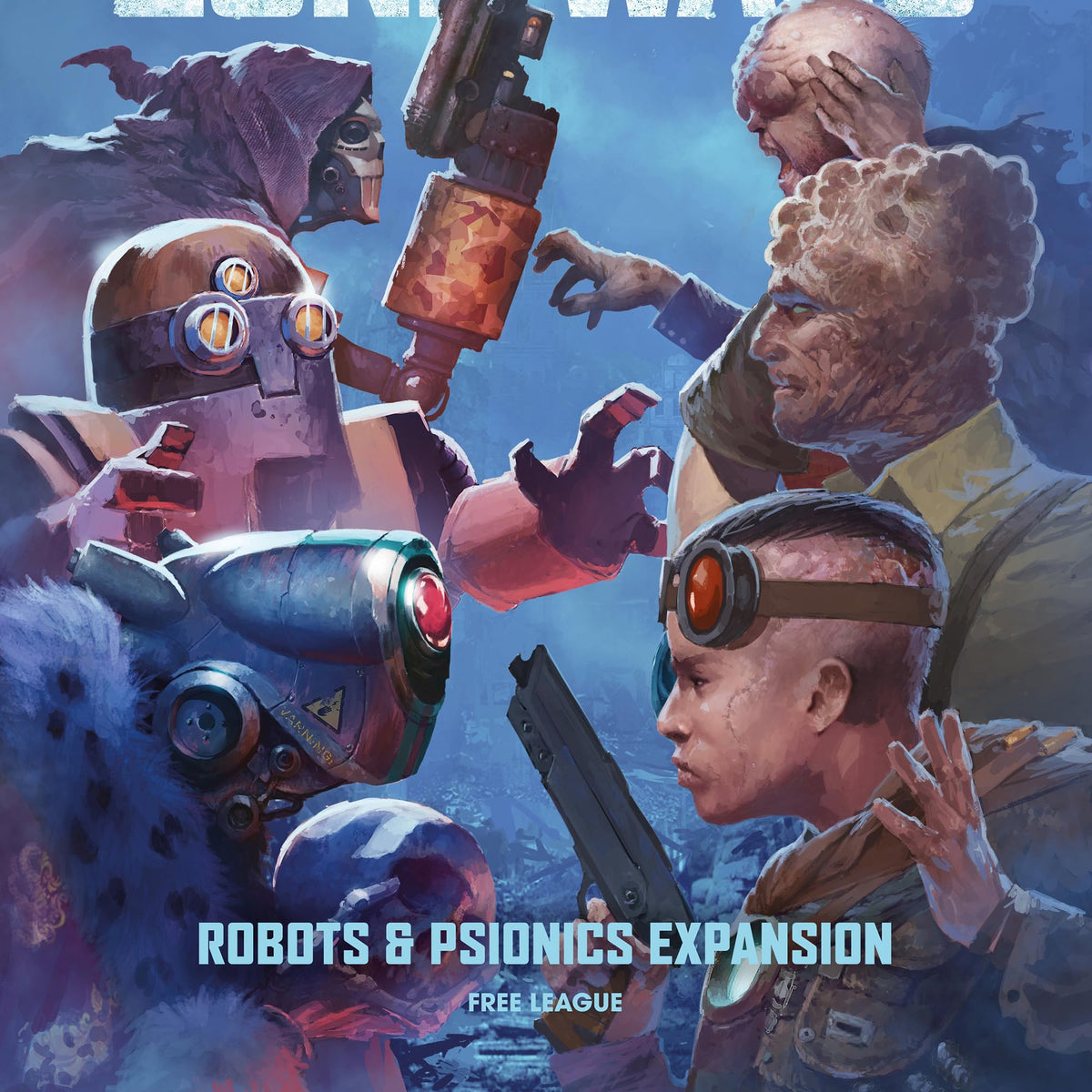 Free League Mutant Year Zero: Zone Wars - Robots & Psionics Expansion | 2 New Factions | 10 Miniatures | 5 Scenarios 4