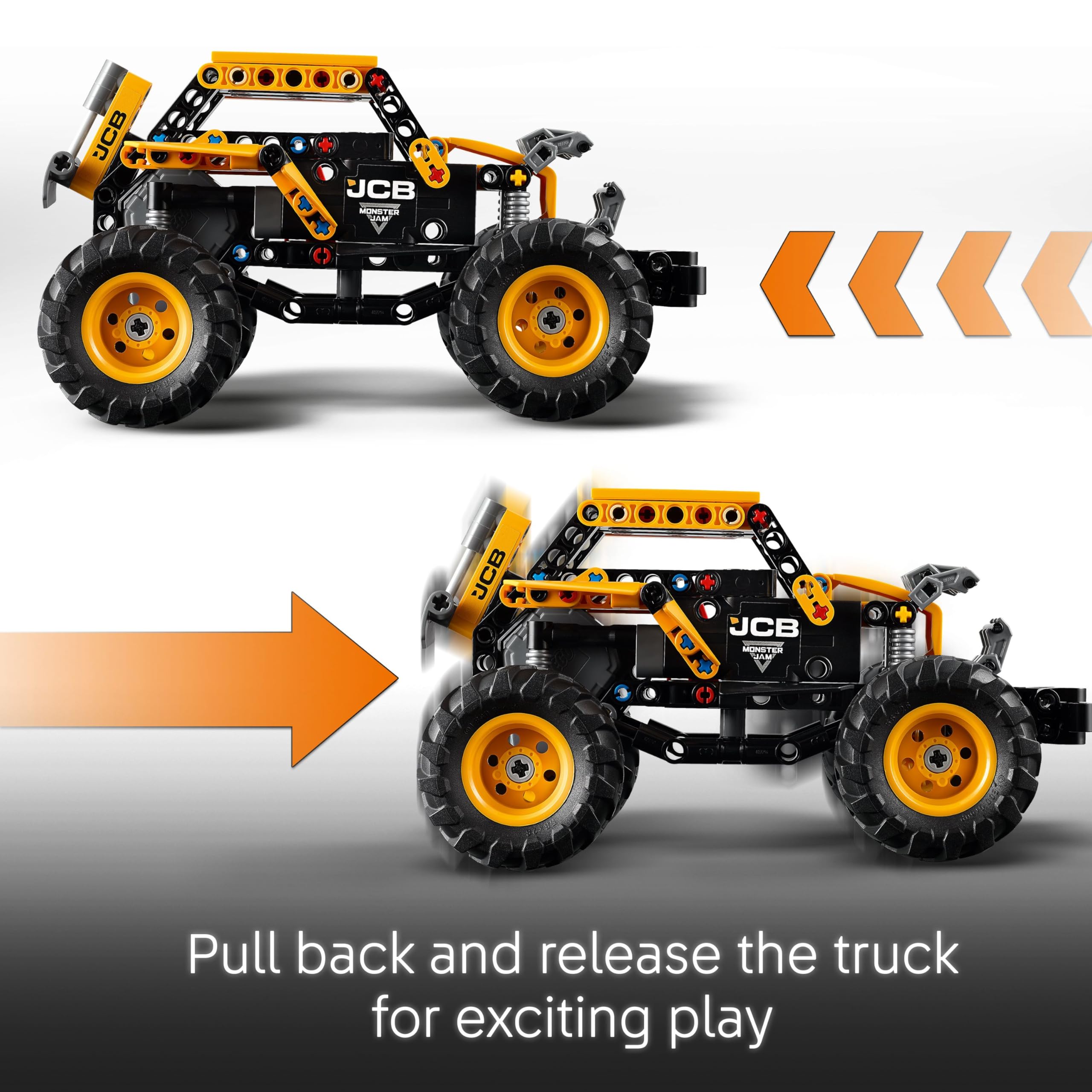LEGO Technic Monster Jam DIGatron Pull-Back Truck Toy - Building Set for Kids 7+ 9