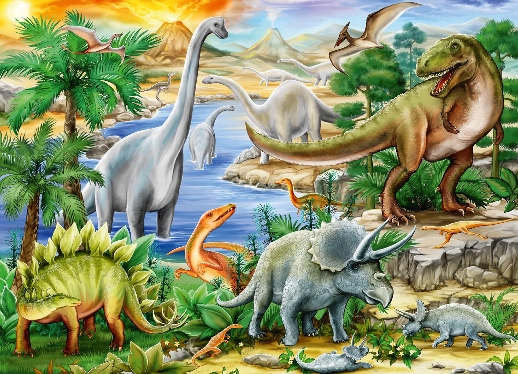Ravensburger Prehistoric Life Jigsaw Puzzle - 60 Pieces | Ages 4+ | 70 x 50cm 2