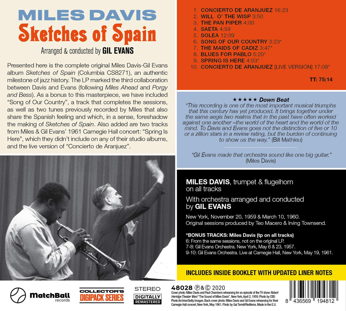 Miles Davis - Sketches Of Spain [CD]