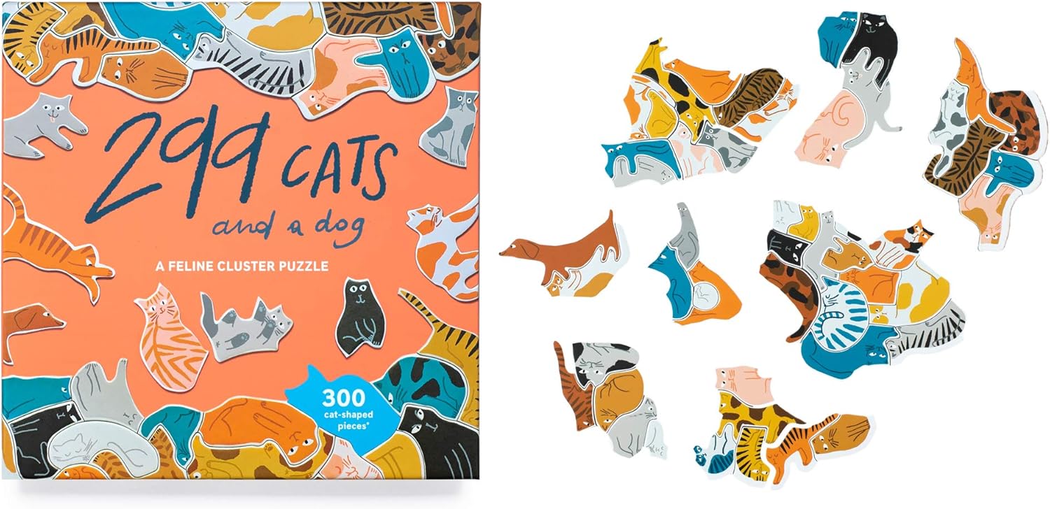 Laurence King Publishing - 299 Cats (and a dog) Feline Cluster Puzzle 7