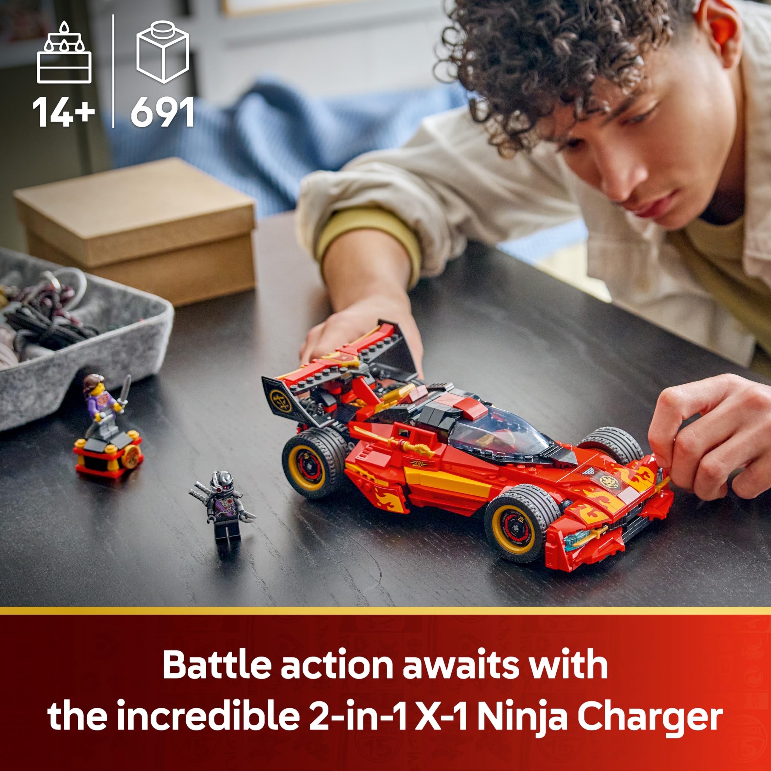 LEGO NINJAGO X-1 Ninja Charger 15th Anniversary Building Set - 14+ Age Range, Multicolor 2