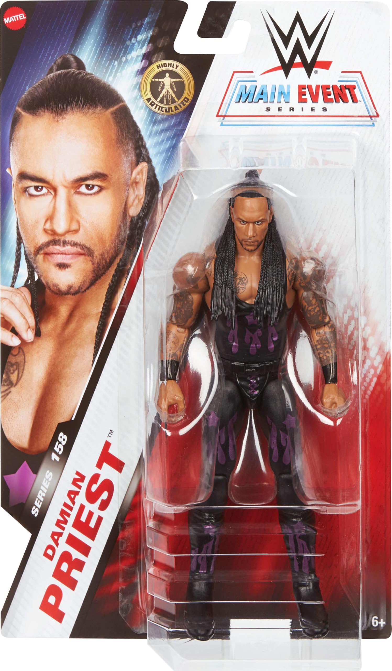 Mattel WWE Damian Priest Action Figure - 6-inch Collectible with 14 Articulation Points, JGD41 8