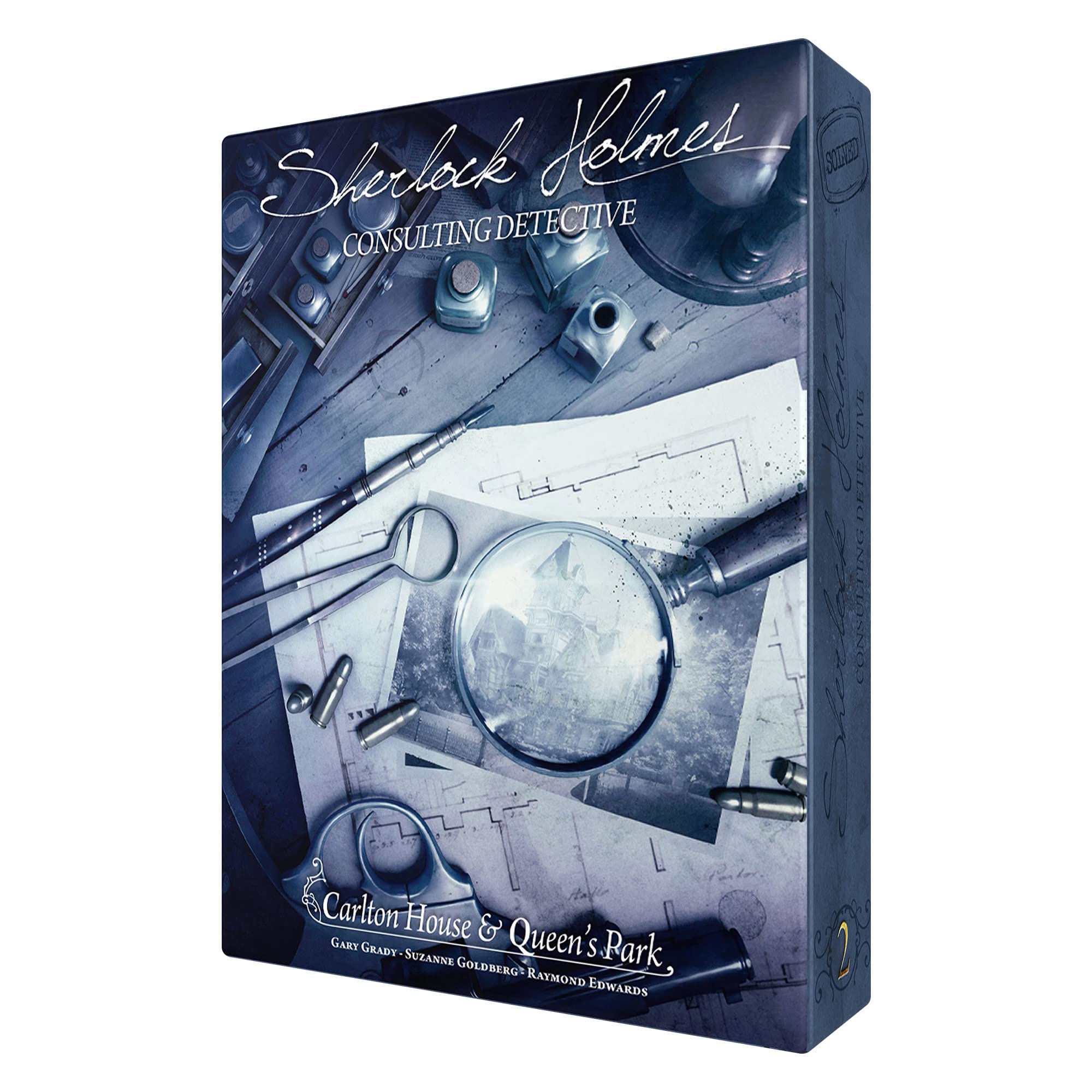 Sherlock Holmes Consulting Detective: Carlton House & Queen's Park Board Game | 1-8 Players | Ages 14+ | 90 Min Playtime 4