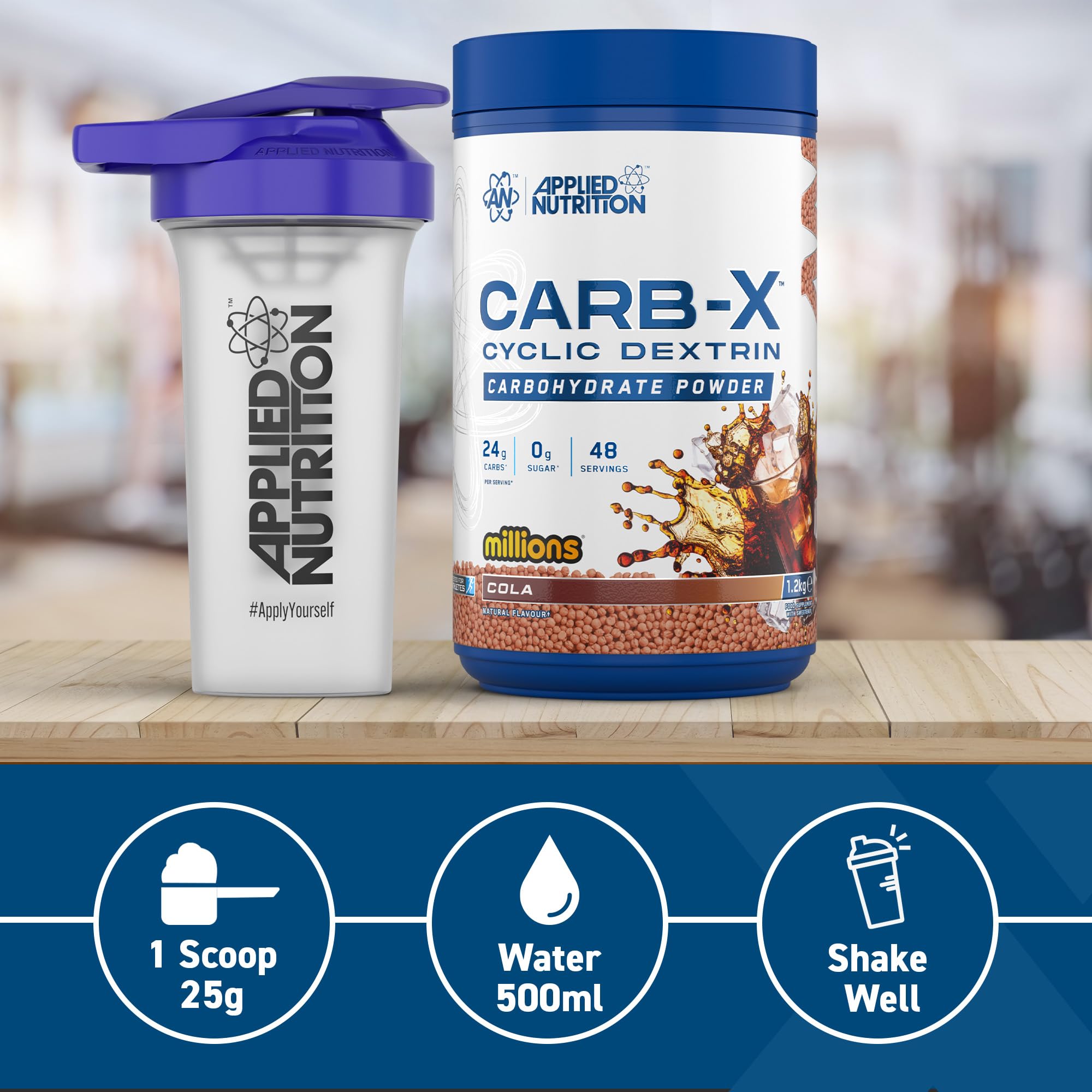 Applied Nutrition Carb X Highly Branched Cyclic Dextrin Powder | 1200g Tub | Vegan & Gluten-Free 4