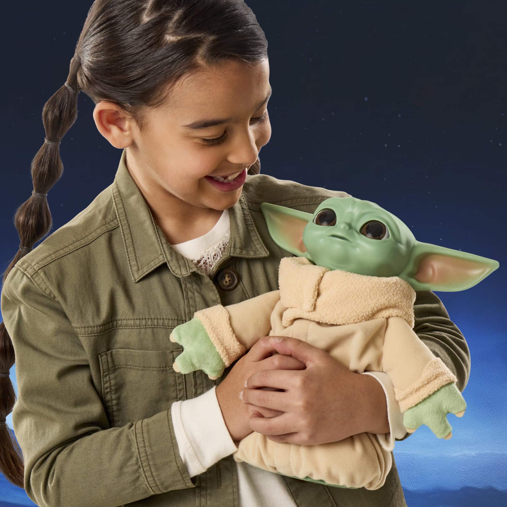 Star Wars Action Buddy Grogu Animatronic Plush Figure - 25-cm | Interactive | 50+ Sounds 6