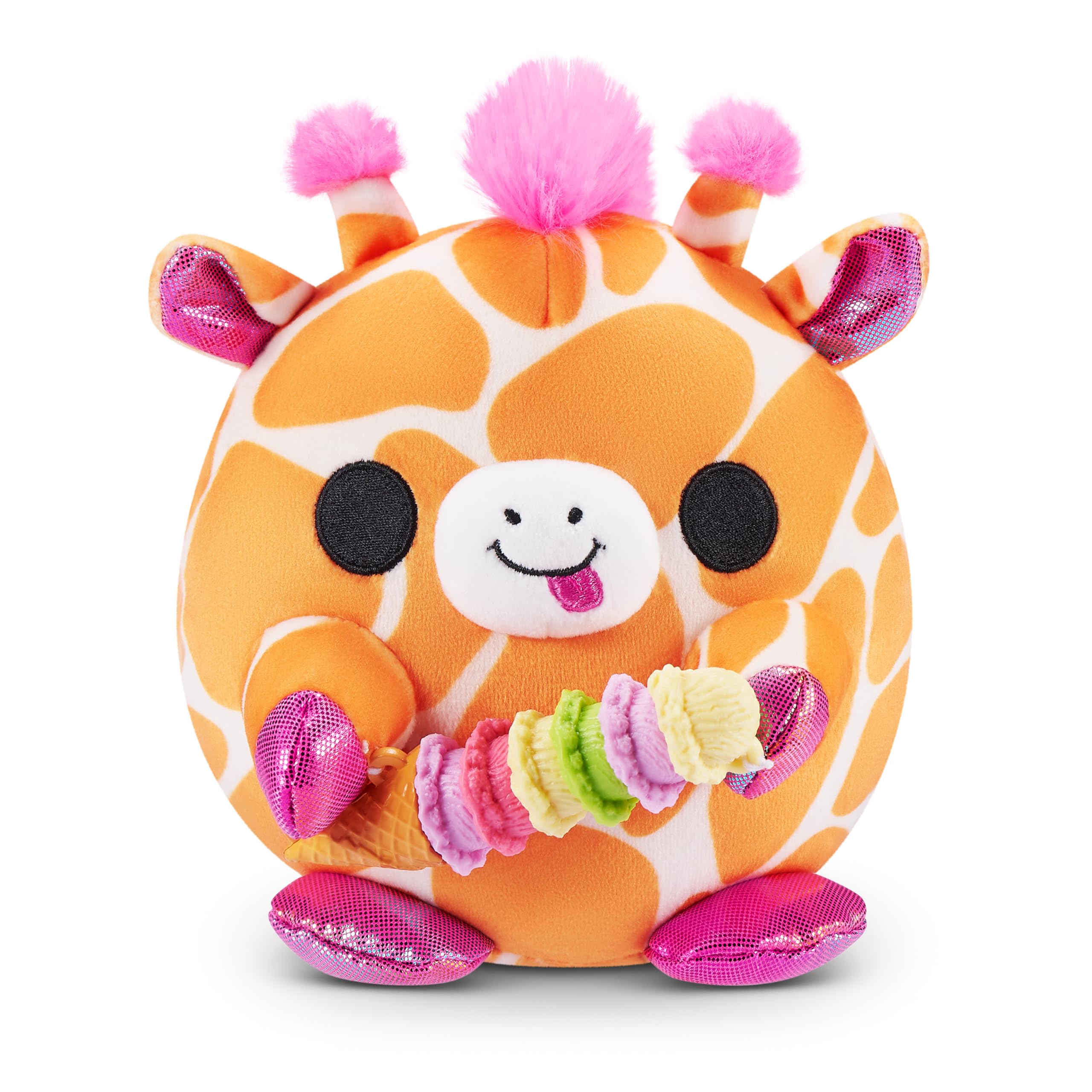 Snackles Non-Licensed Series 1 - 5-inch Super-Soft Plush Collectible with Snack Accessory 7