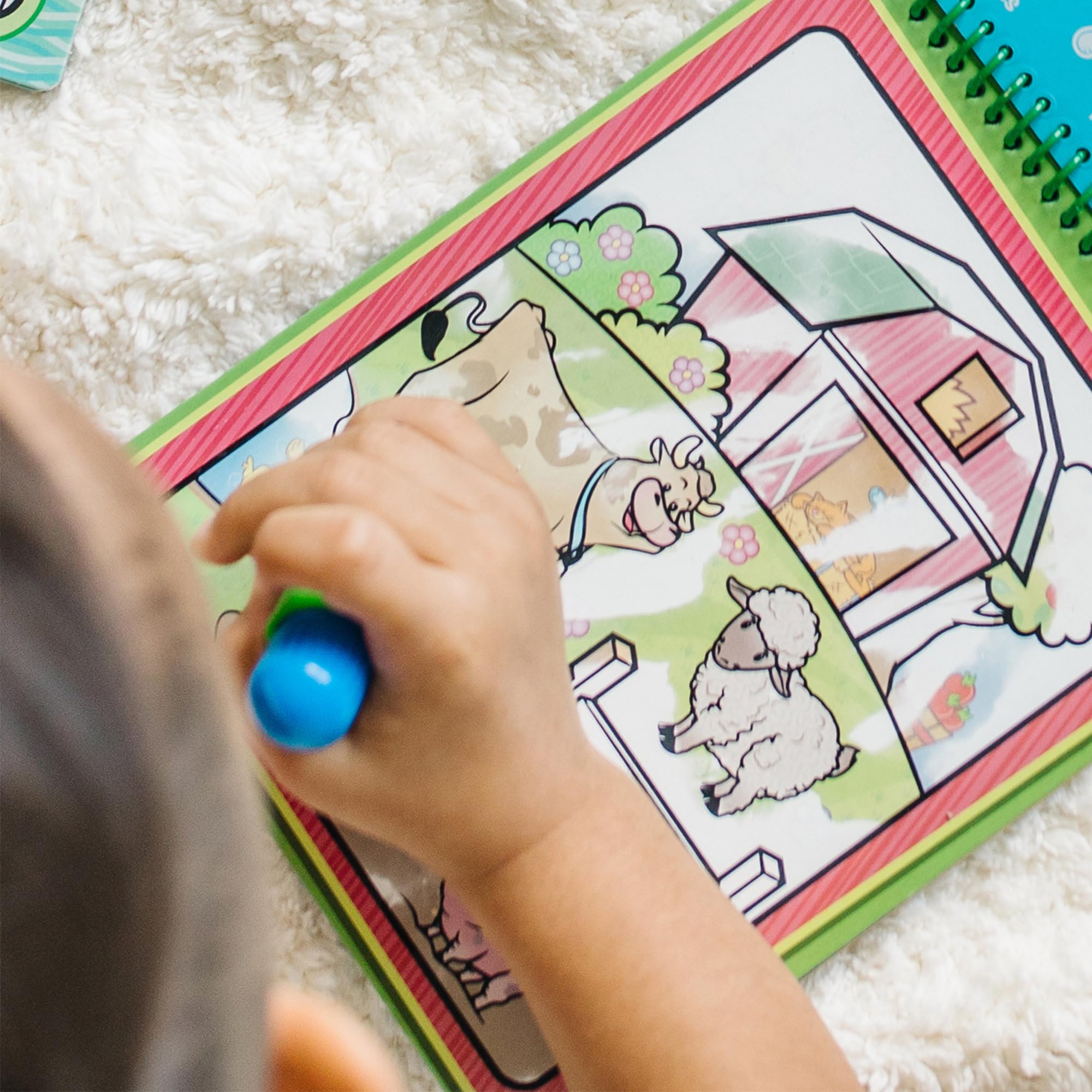 Melissa & Doug On the Go Water Wow! Reusable Water-Reveal Activity Pad - Animals | Ages 3+ 7