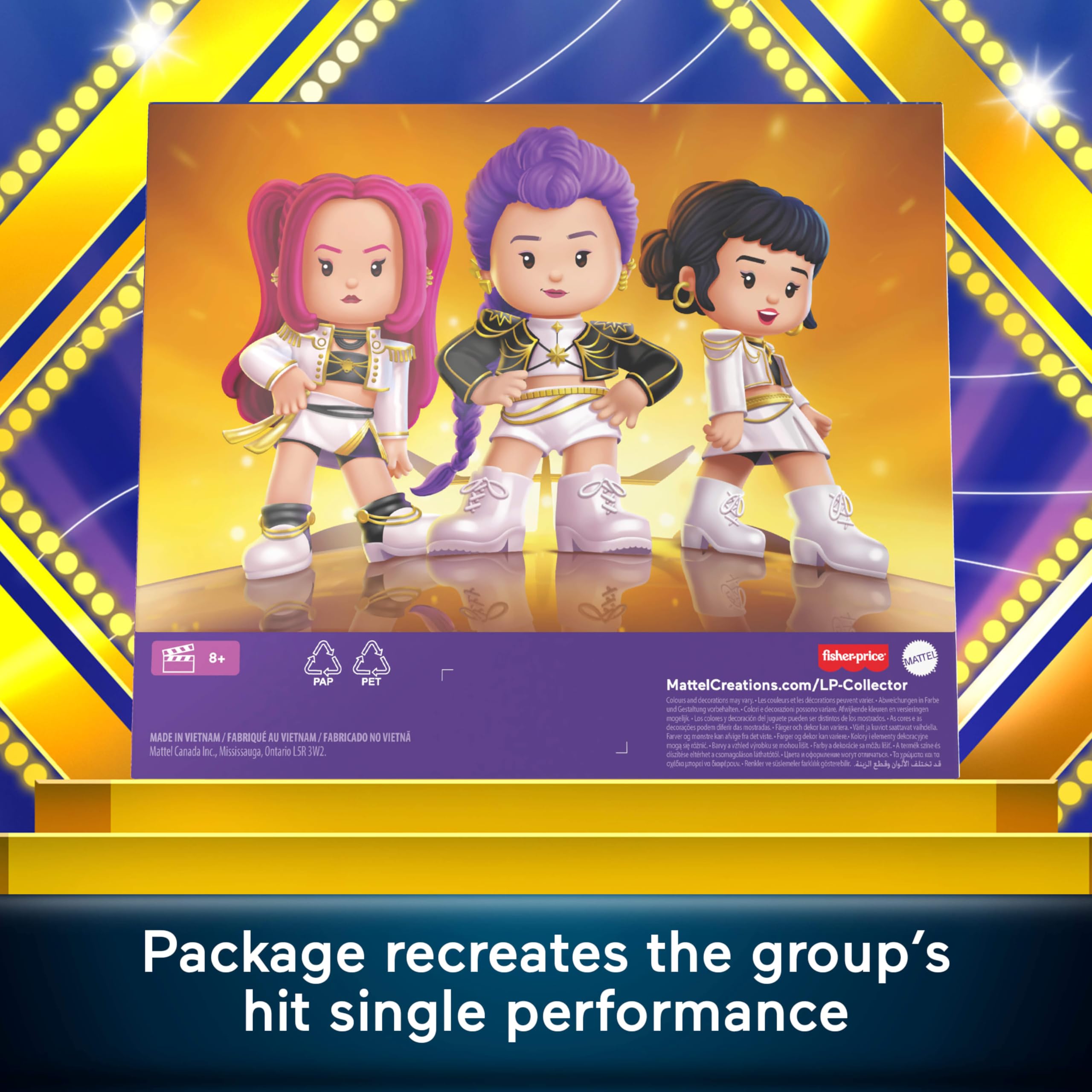 Little People Collector KPop Demon Hunters: HUNTR/X Set - Special Edition | 3 Figures | Ages 8+ 5