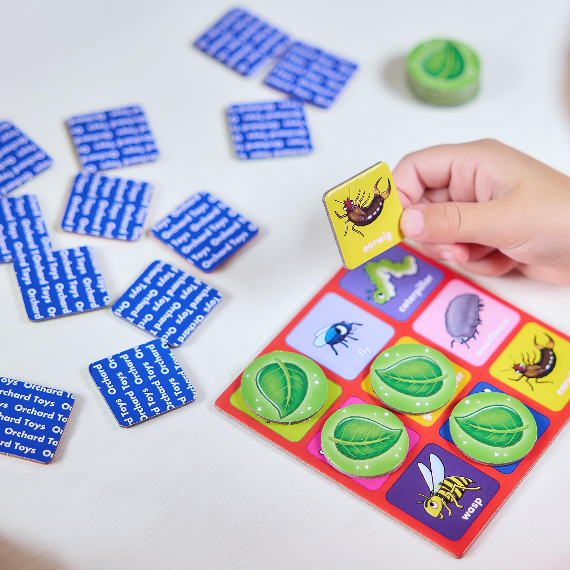 Orchard Toys Little Bug Bingo Mini Game for Kids - Travel Size Matching Game 2