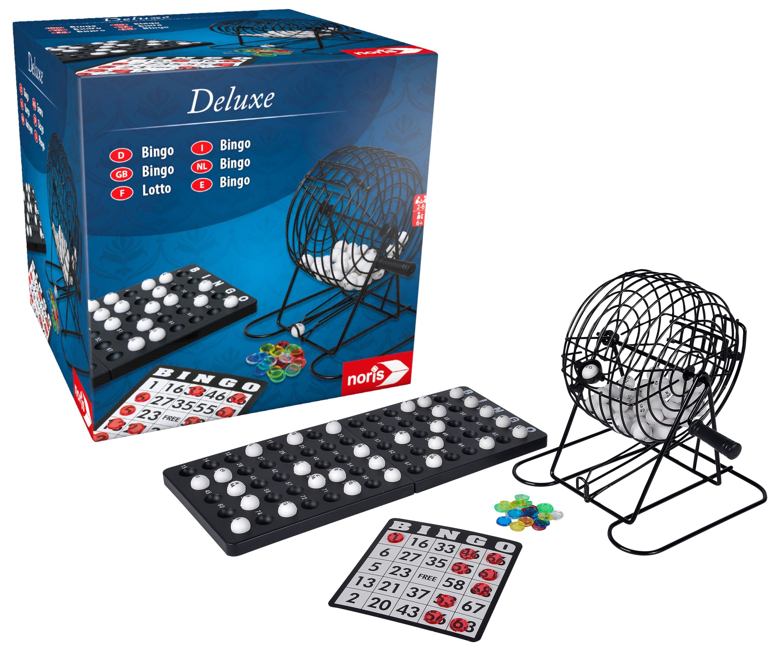 Noris-Spiele GmbH NOR08011 Deluxe Bingo Board Game 1