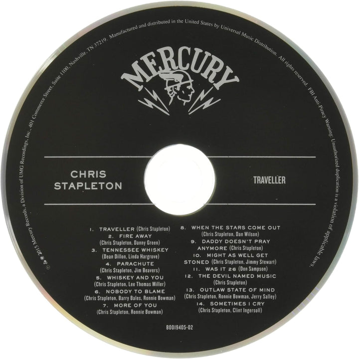 Traveller - Chris Stapleton Music Album (CD)