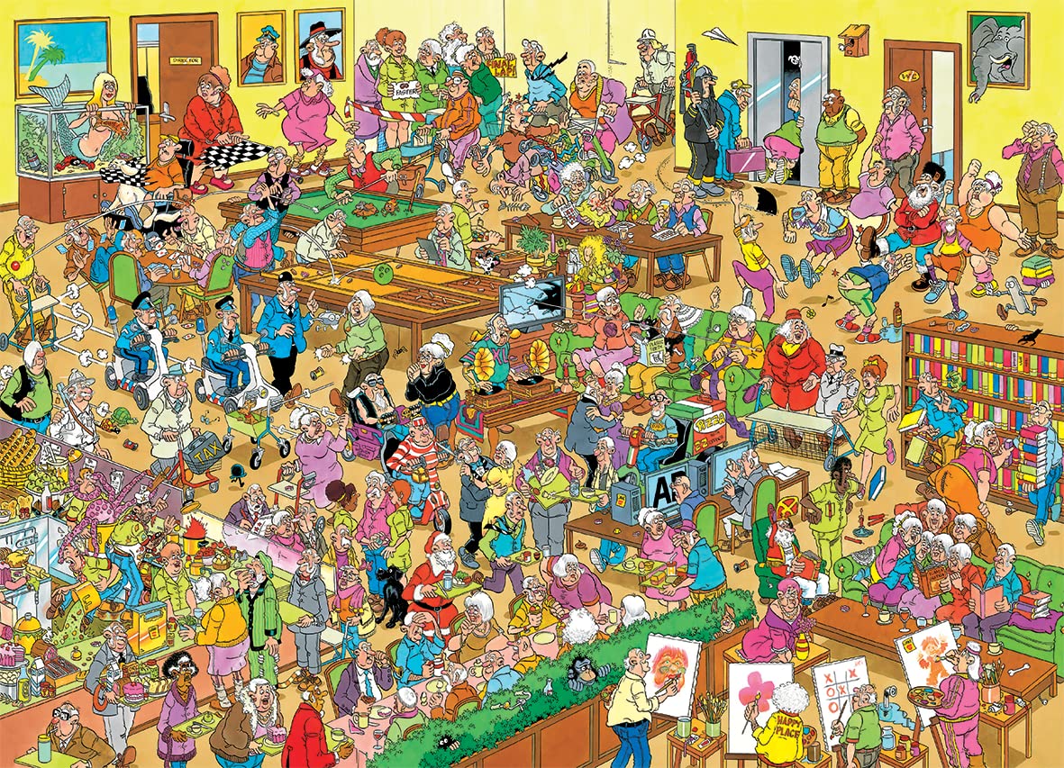 Jan van Haasteren The Retirement Home - 1500 Piece Jigsaw Puzzle for Adults 4