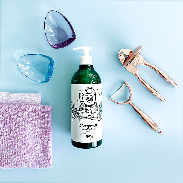 Yope - Natural Washing-Up Liquid | Bergamot & Basil | 750 ml