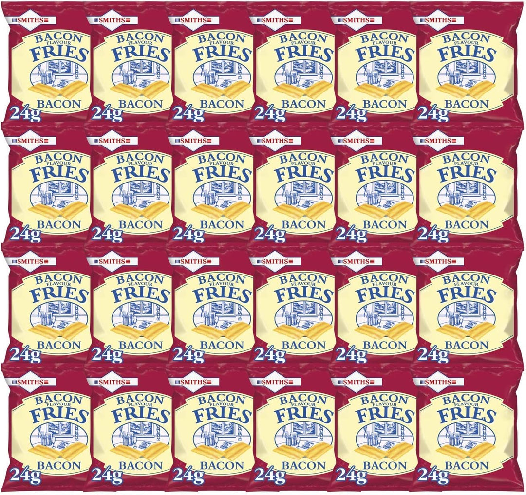 Smiths Savoury Snacks Bacon Fries Pub Favourites, 24g (Pack of 24)
