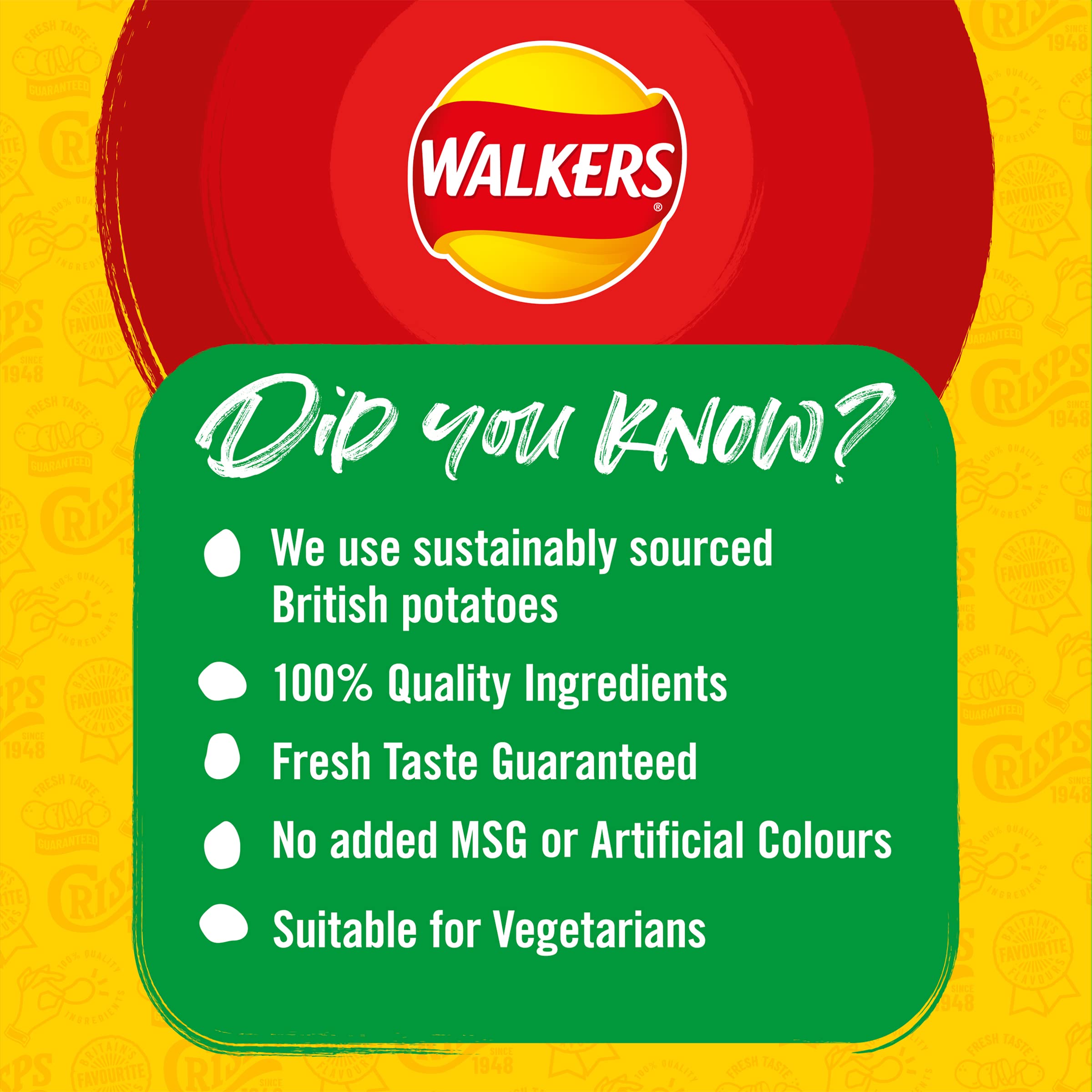 Walkers Ready Salted Crisps - 150g Sharing Bag | Made with 100% Great British Potatoes 9