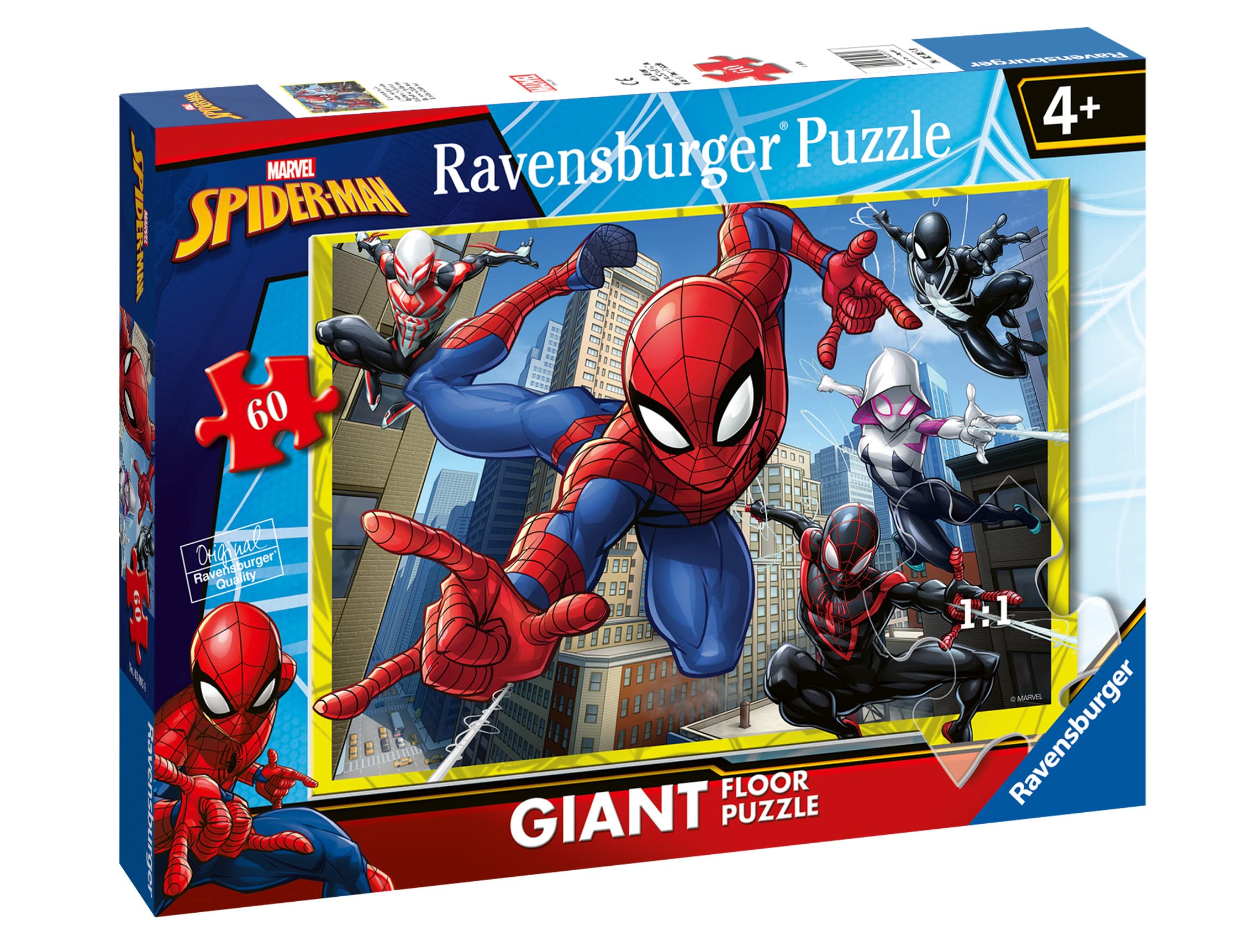 Ravensburger Marvel Spider-Man 60-Piece Giant Floor Jigsaw Puzzle for Kids 4+ 1