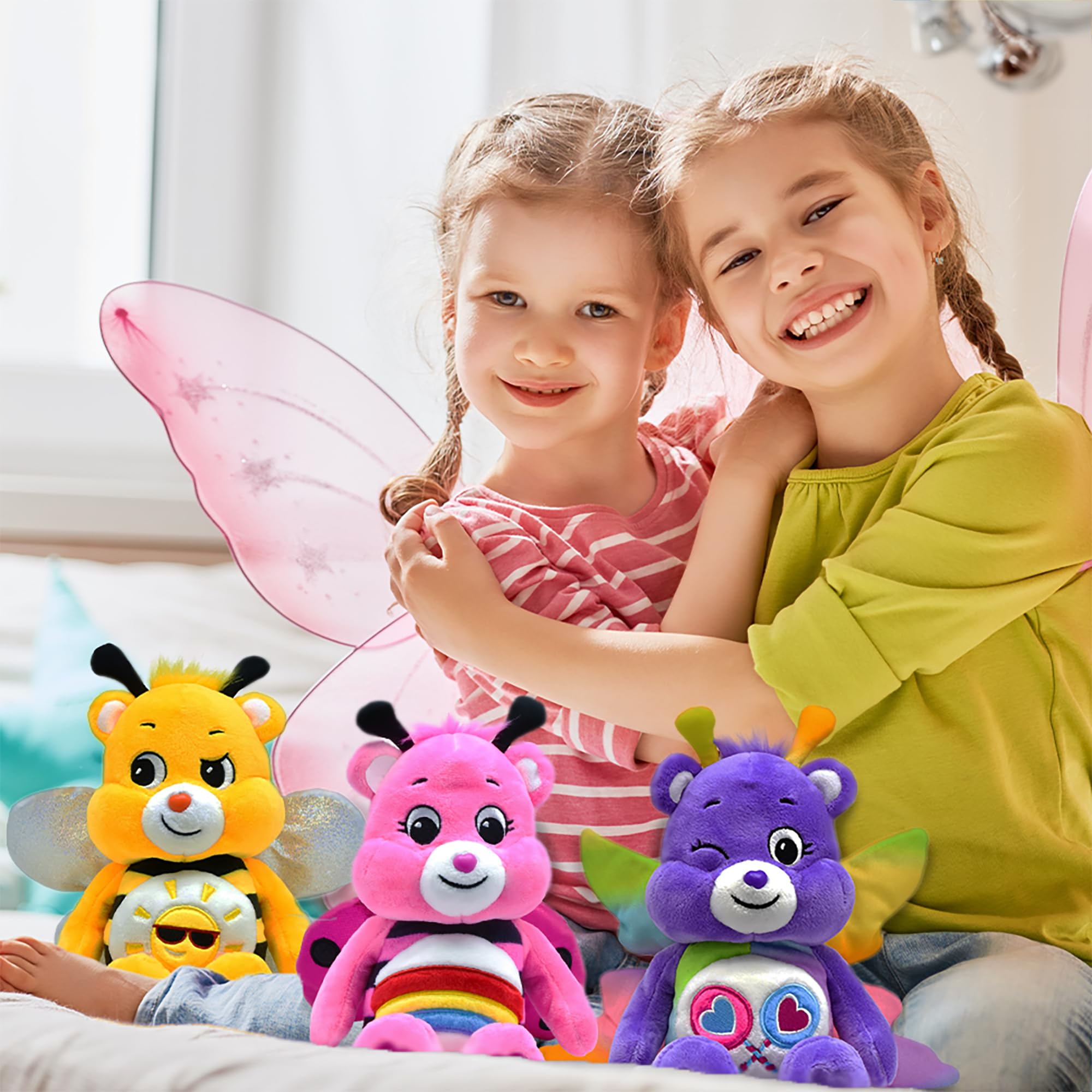 Care Bears Share Bear in Butterfly Costume Plush Toy | 9 Inch | Ages 4+ | Multicolor 3