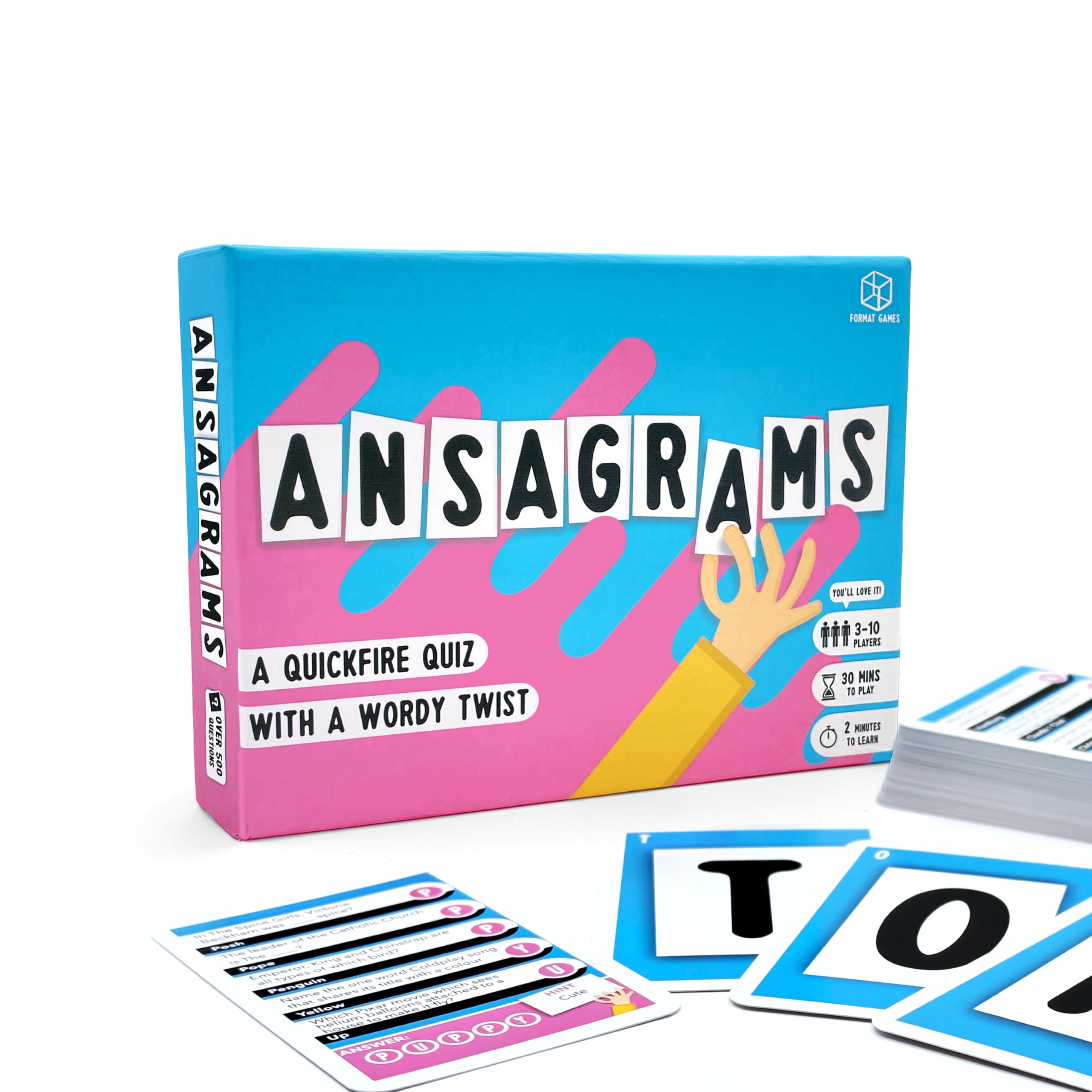 Format Games Ansagrams Trivia Card Game 1