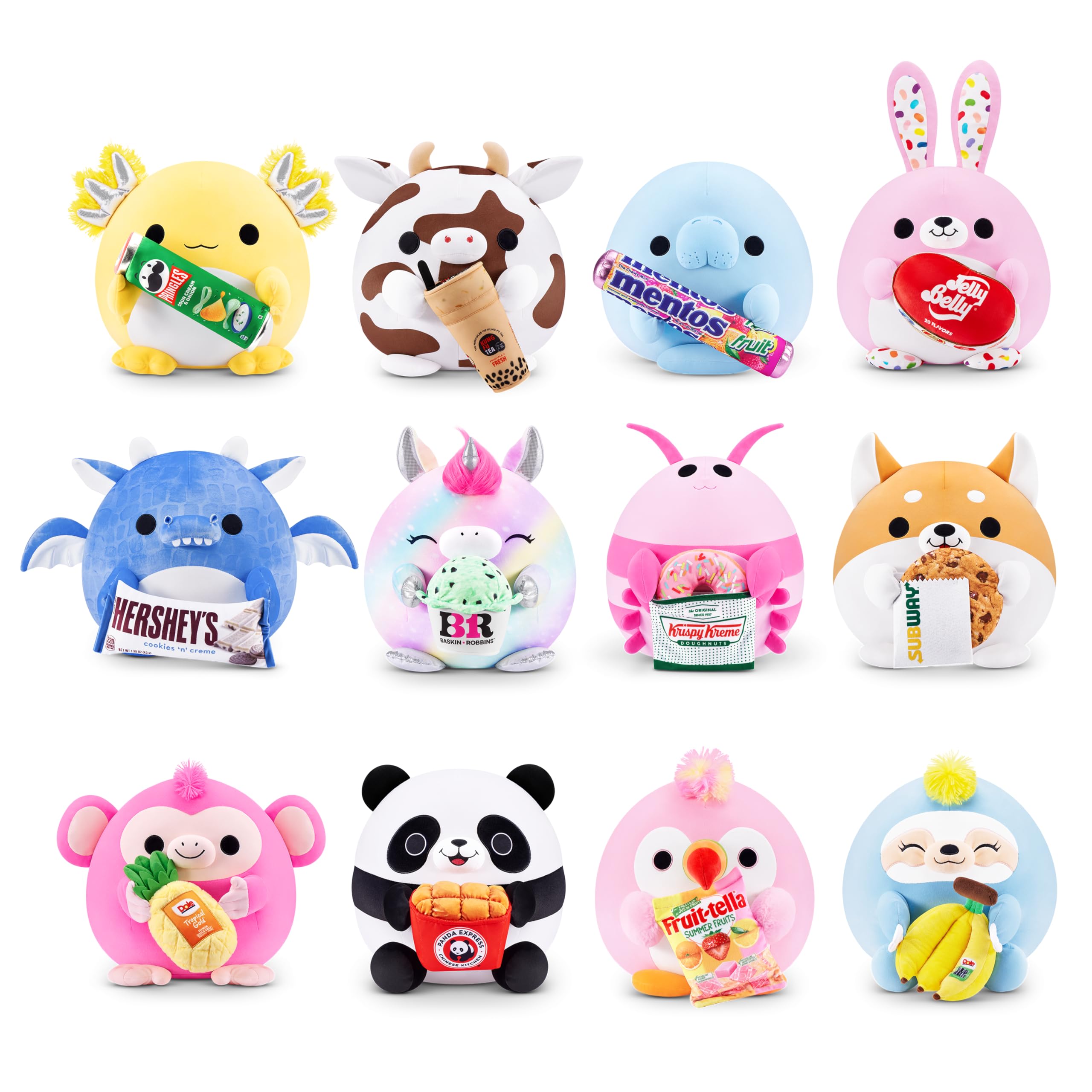 Snackles Series 2 Wave 2 - Unicorn Snack Swap Cuddly Squishy Plush, 35 cm 4