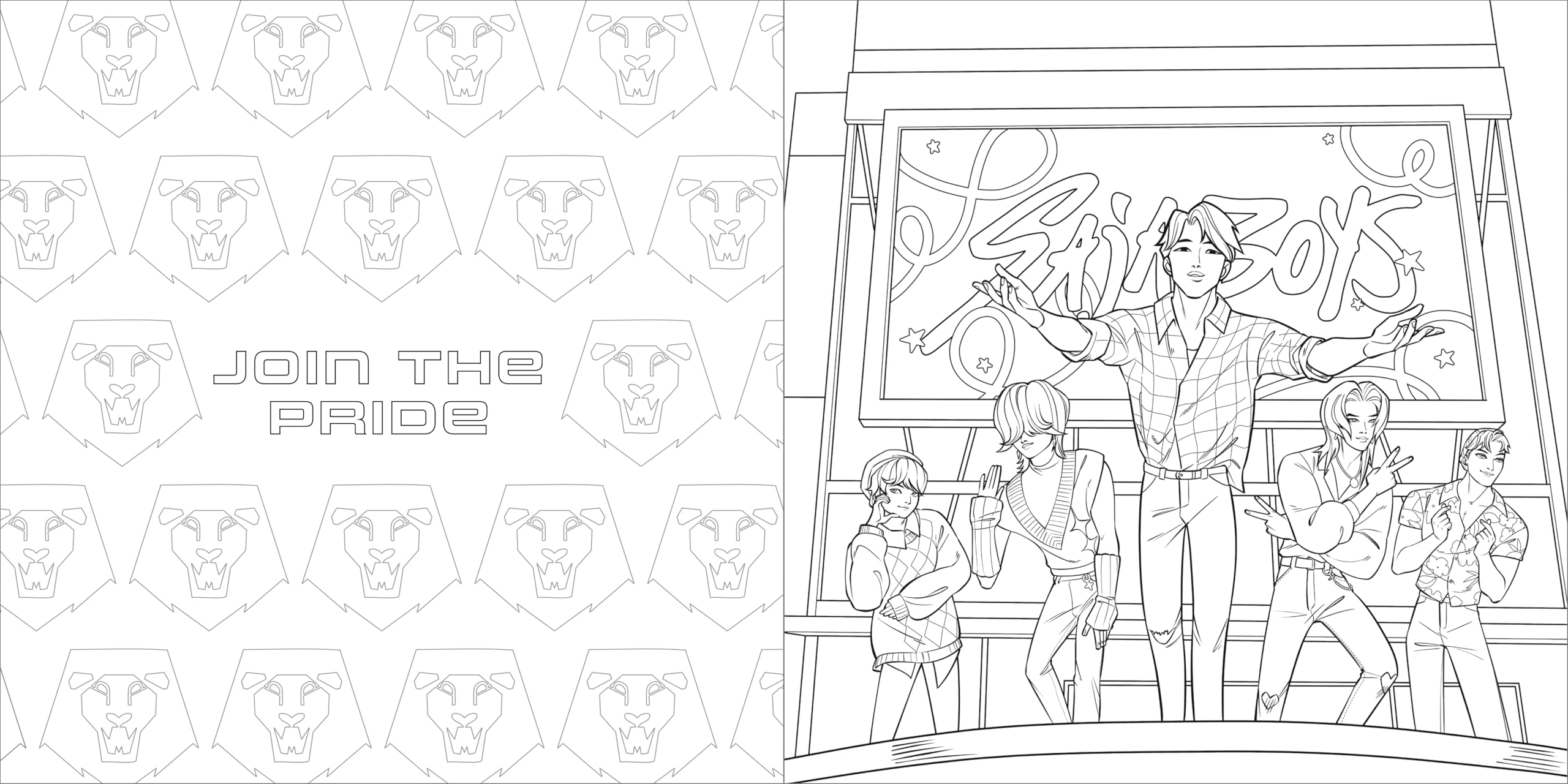 Penguin KPop Demon Hunters: The Official Deluxe Colouring Book | Paperback | English 2