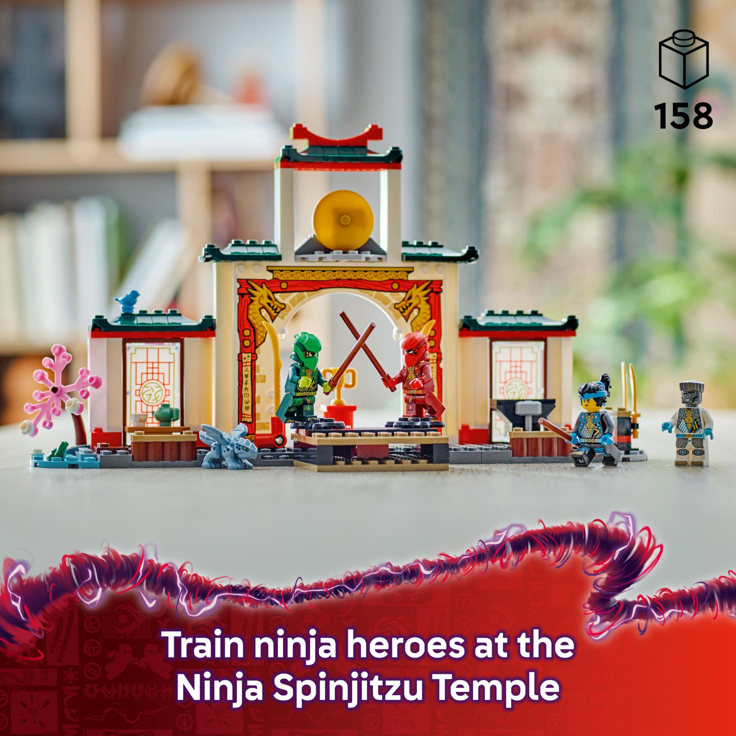 LEGO NINJAGO Ninja Spinjitzu Temple Building Set 71831 | Ages 4+ | 4 Minifigures 2