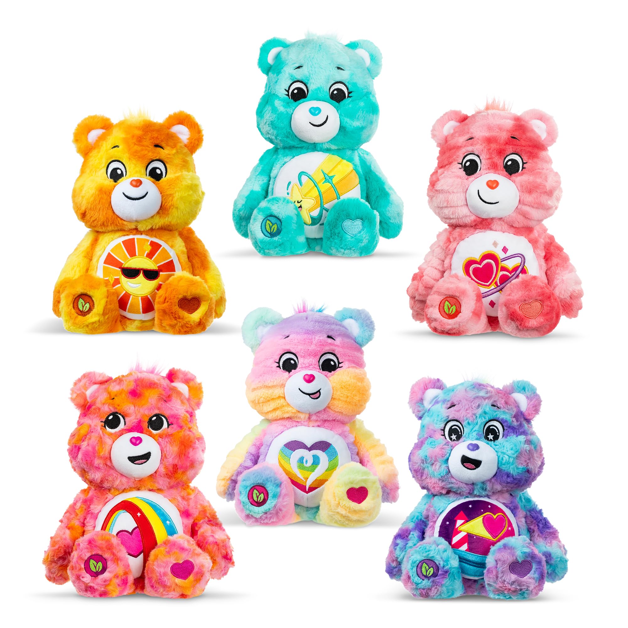 Basic Fun Care Bears 35cm Colour Splash Plush – Loveshine Bear Eco-Friendly 16
