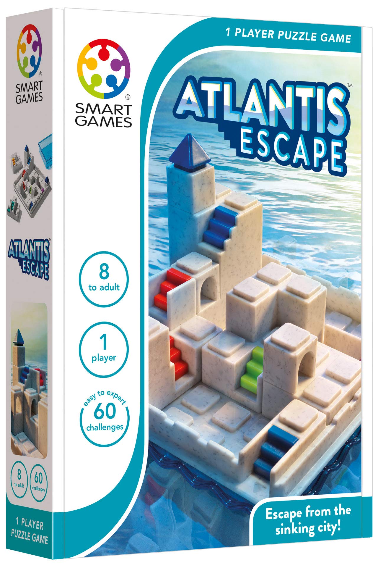 SmartGames Atlantis Escape Single-Player Puzzle Game 8