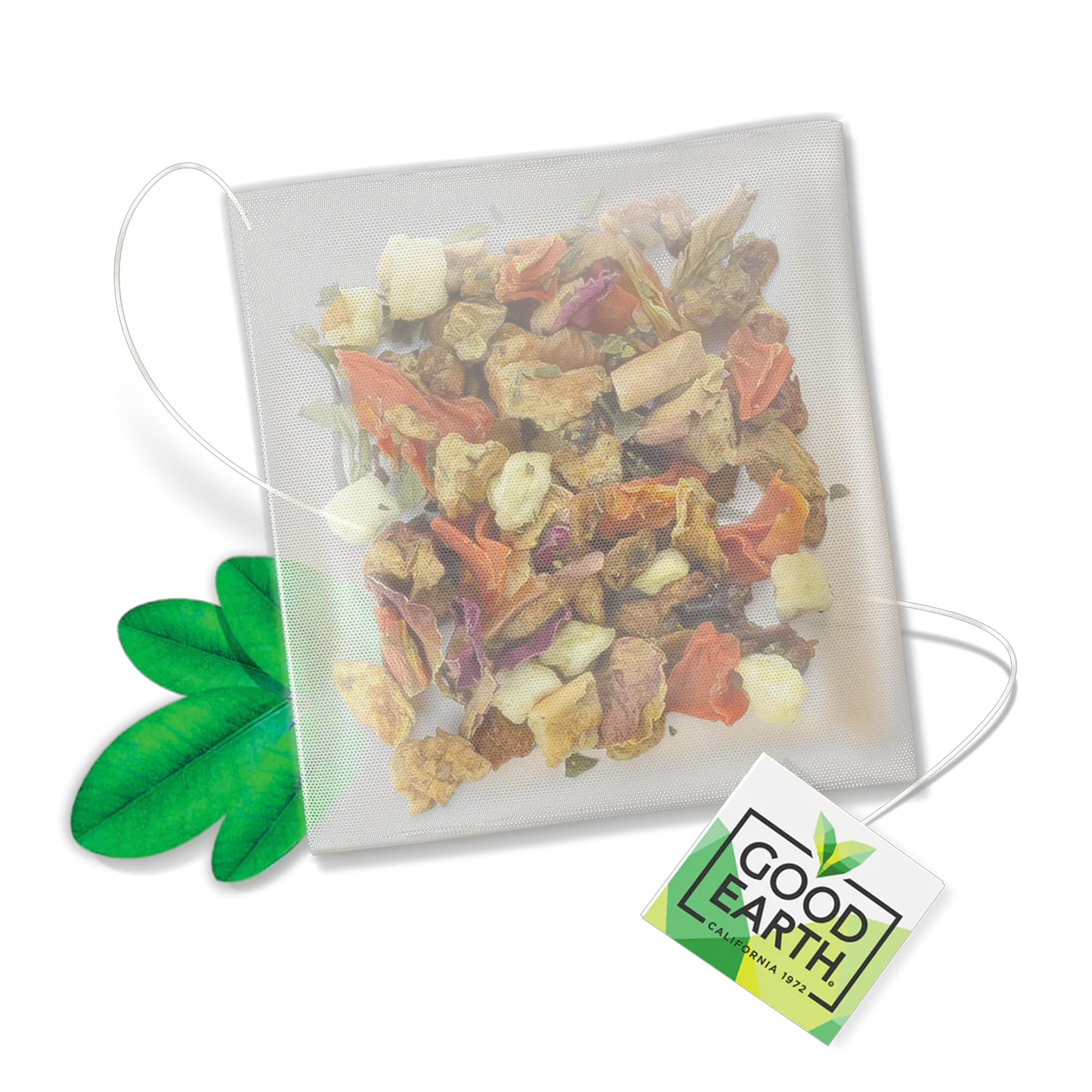 Good Earth Tea Co. Tropical Mango & Moringa Tea Bags - Refreshingly Natural 18