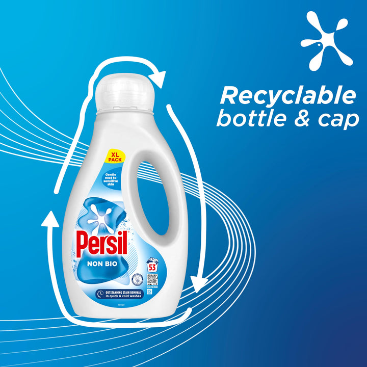 Persil - Non Bio Laundry Washing Liquid Detergent (1.43 kg)